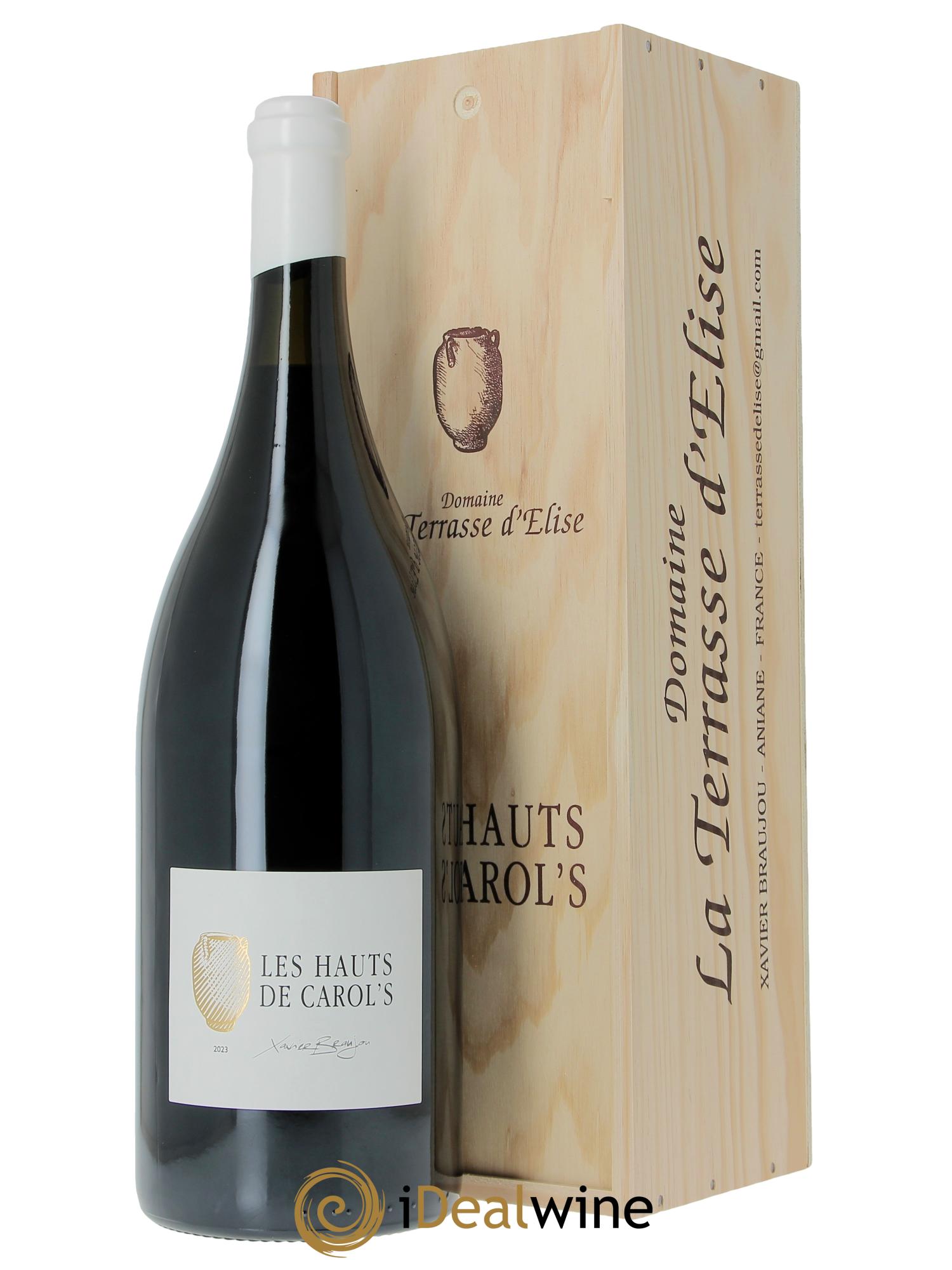 Pays d'Hérault Les Hauts de Carol's Terrasse d'Elise (Domaine de la) 2023 - Posten von 1 Jeroboam - 0