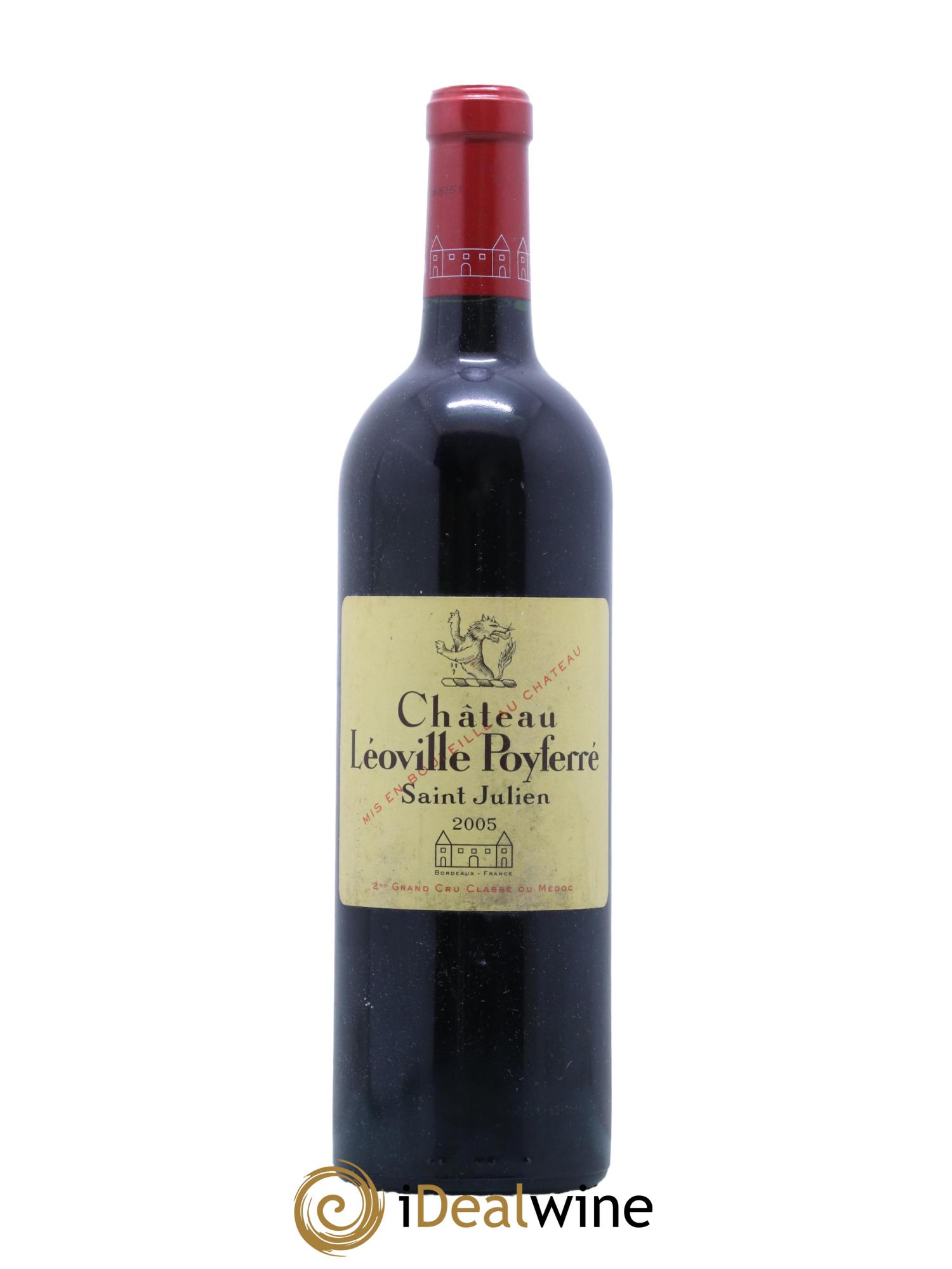 Château Léoville Poyferré 2ème Grand Cru Classé 2005 - Lot de 1 bouteille - 0