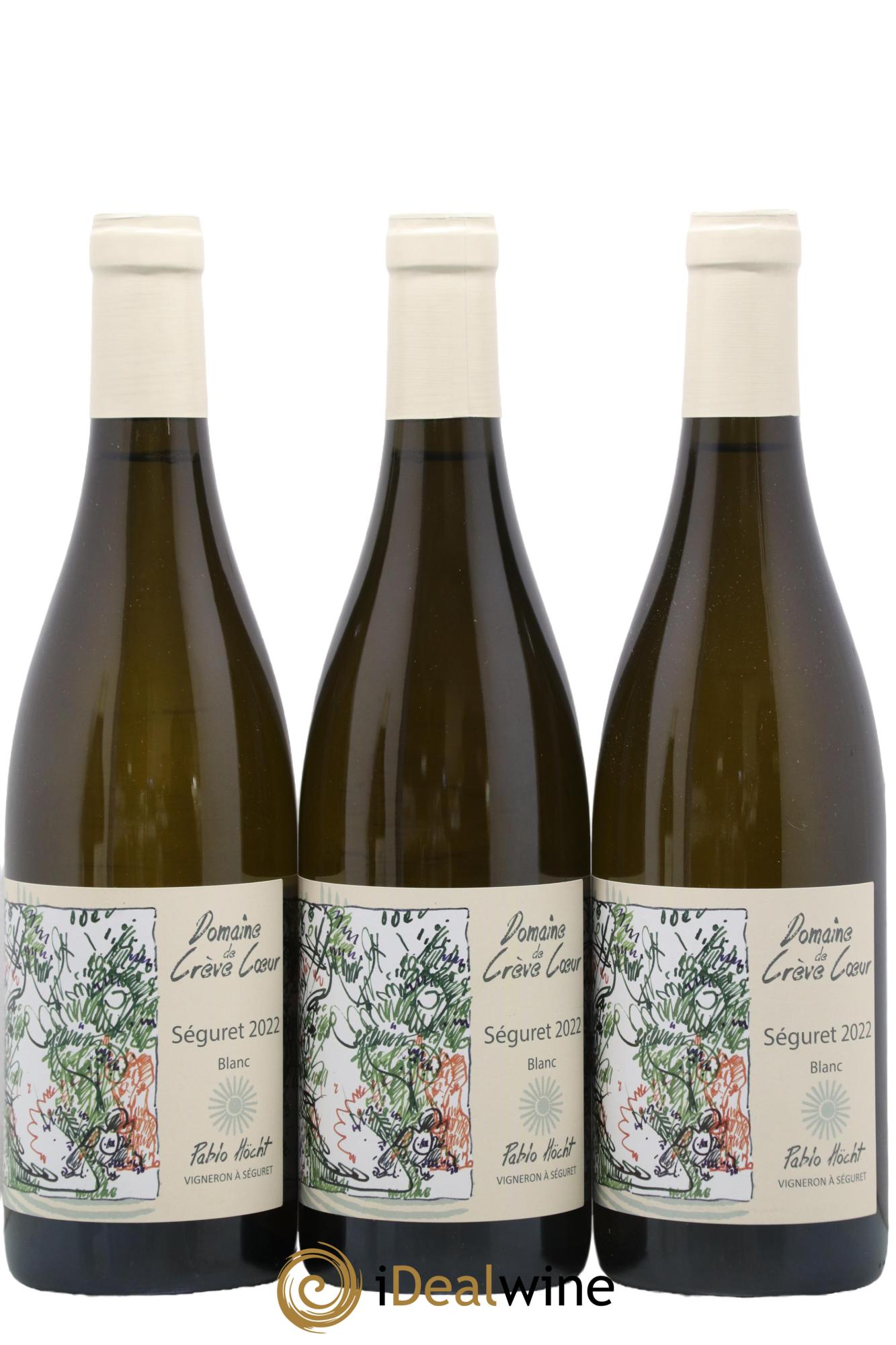 Côtes-du-Rhône Séguret Domaine de Crève-Cœur 2022 - Lot de 3 bouteilles - 0