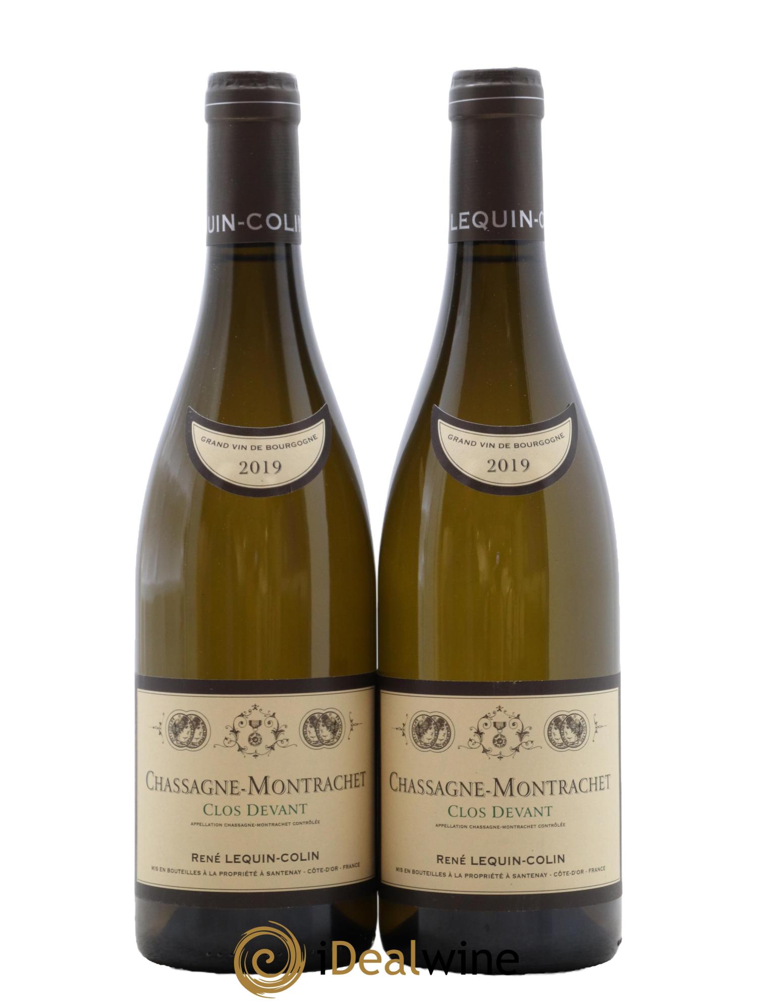 Chassagne-Montrachet Clos Devant René Lequin-Colin 2019 - Posten von 2 Flaschen - 0