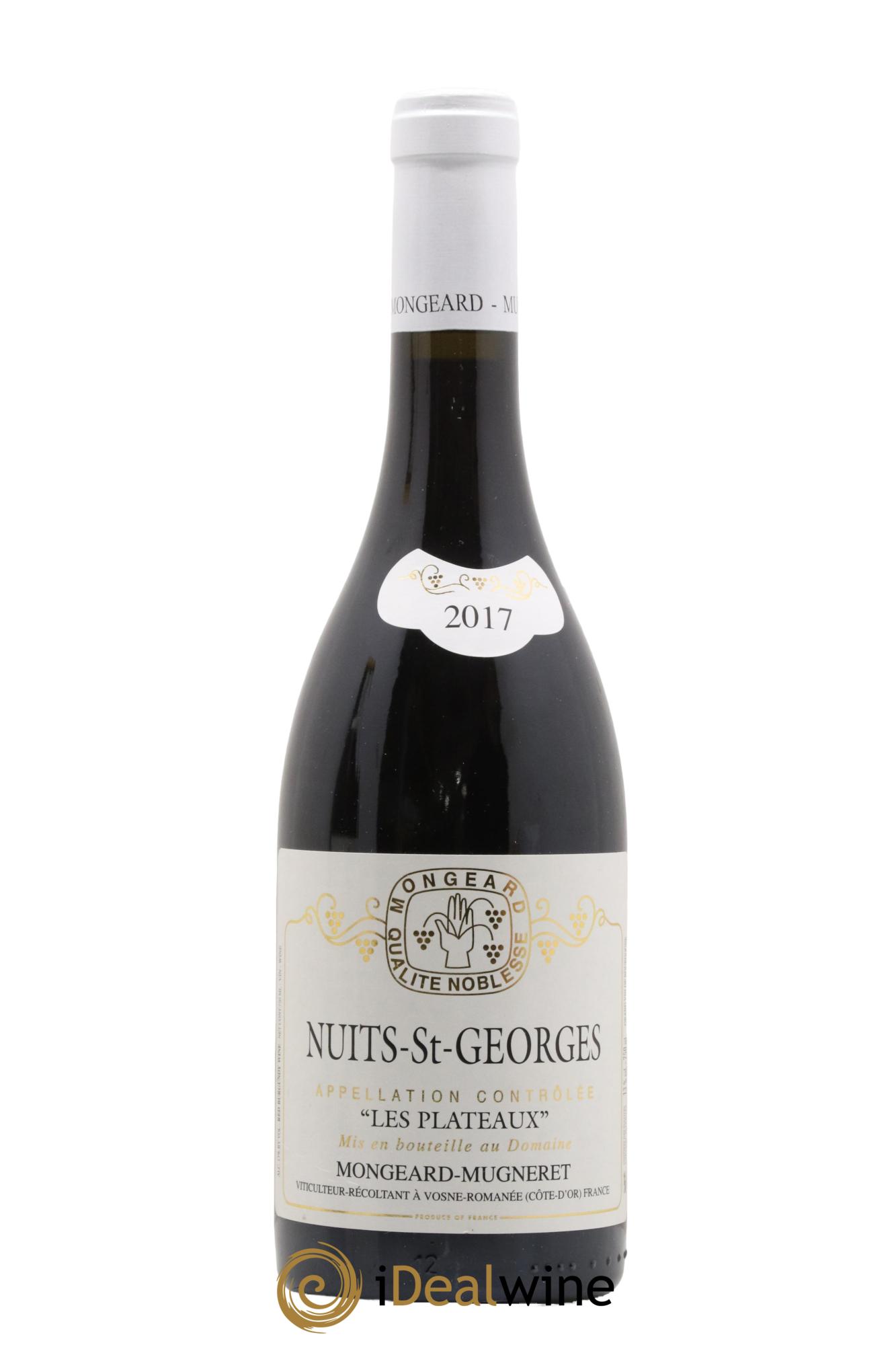 Nuits-Saint-Georges Les Plateaux Mongeard-Mugneret (Domaine) 2017 - Lot de 1 bouteille - 0