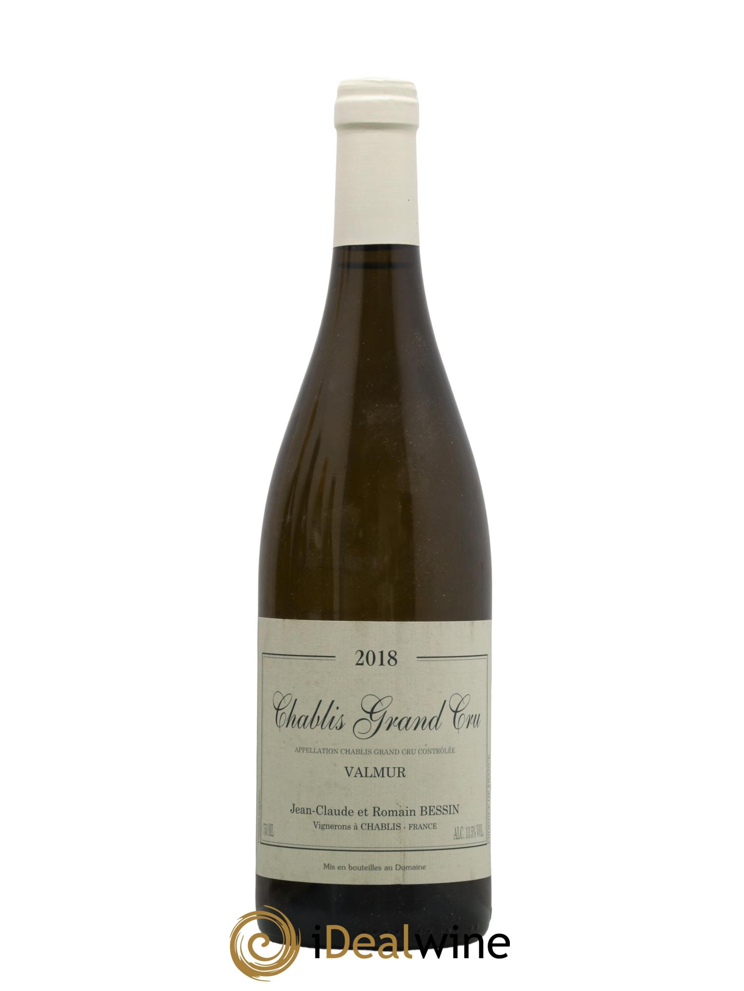 Chablis Grand Cru Valmur Bessin-Tremblay 2018 - Lot de 1 bouteille - 0