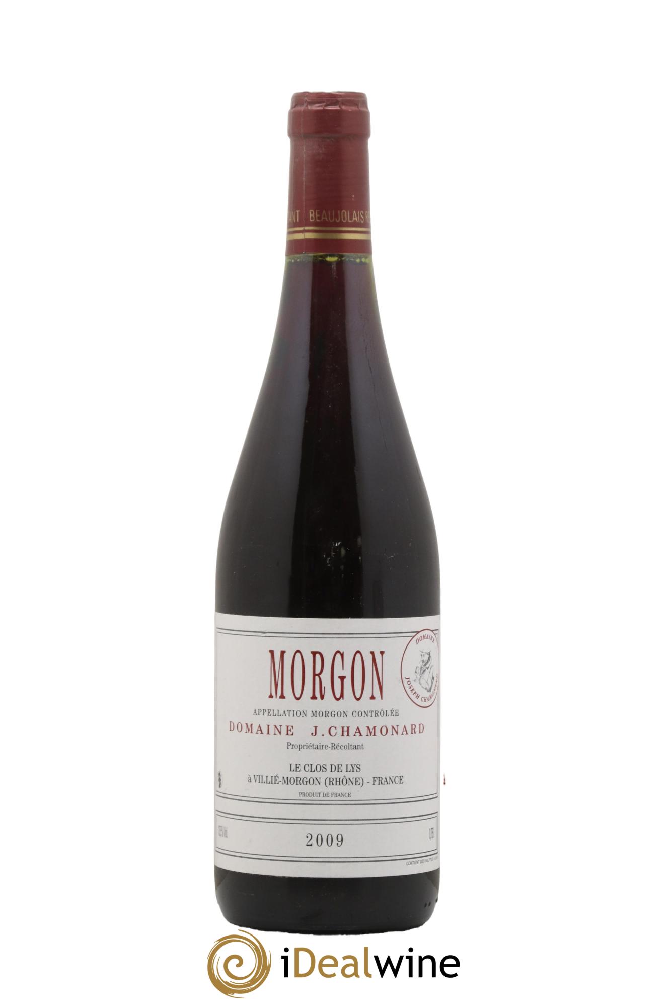 Morgon Clos de Lys Joseph Chamonard 2009 - Lot de 1 bouteille - 0