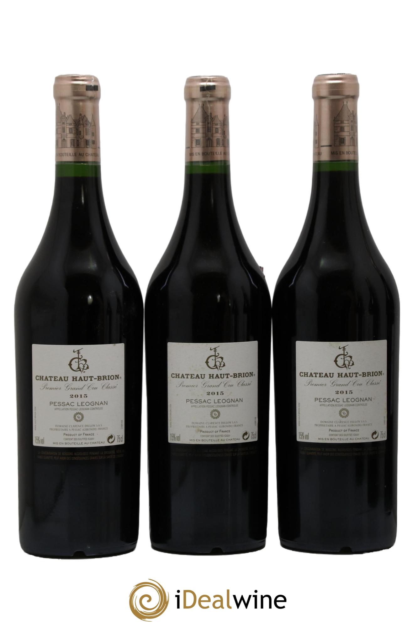 Château Haut Brion 1er Grand Cru Classé 2015 - Lotto di 6 bottiglie - 2
