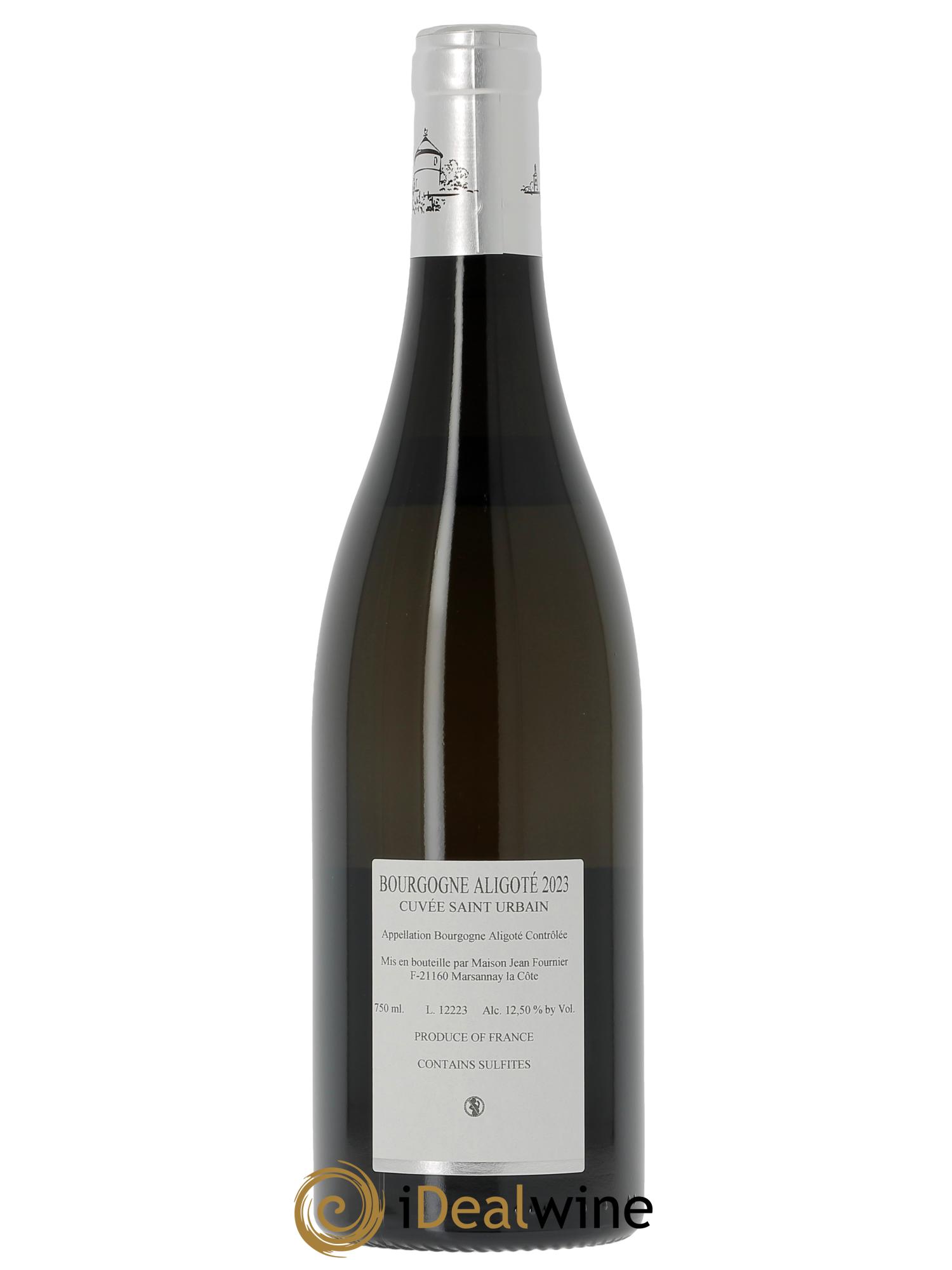 Bourgogne Aligoté Saint-Urbain Jean Fournier (Domaine) 2023 - Lot de 1 bouteille - 1