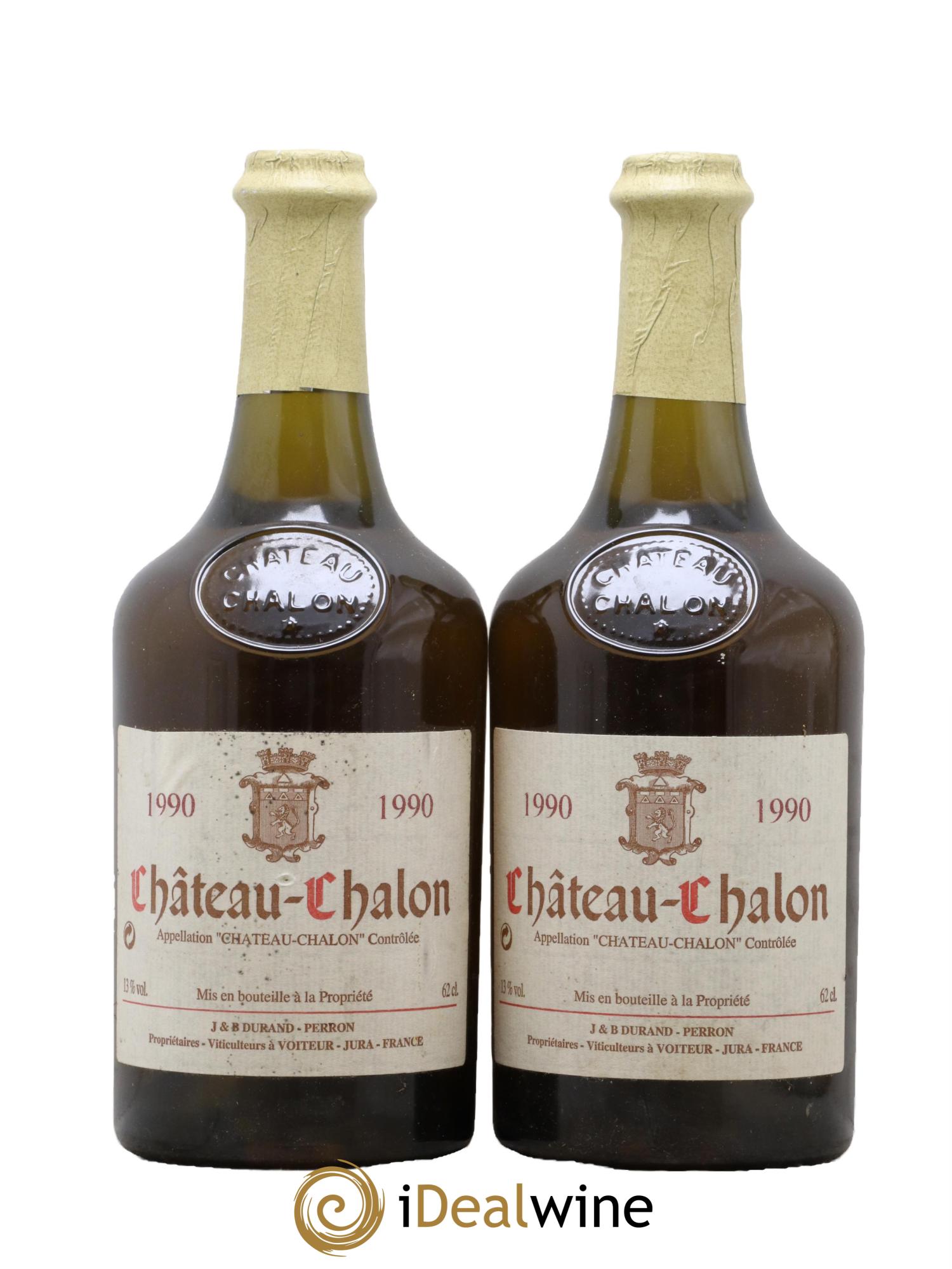 Château-Chalon Domaine Durand-Perron 1990 - Lot de 2 clavelins - 0