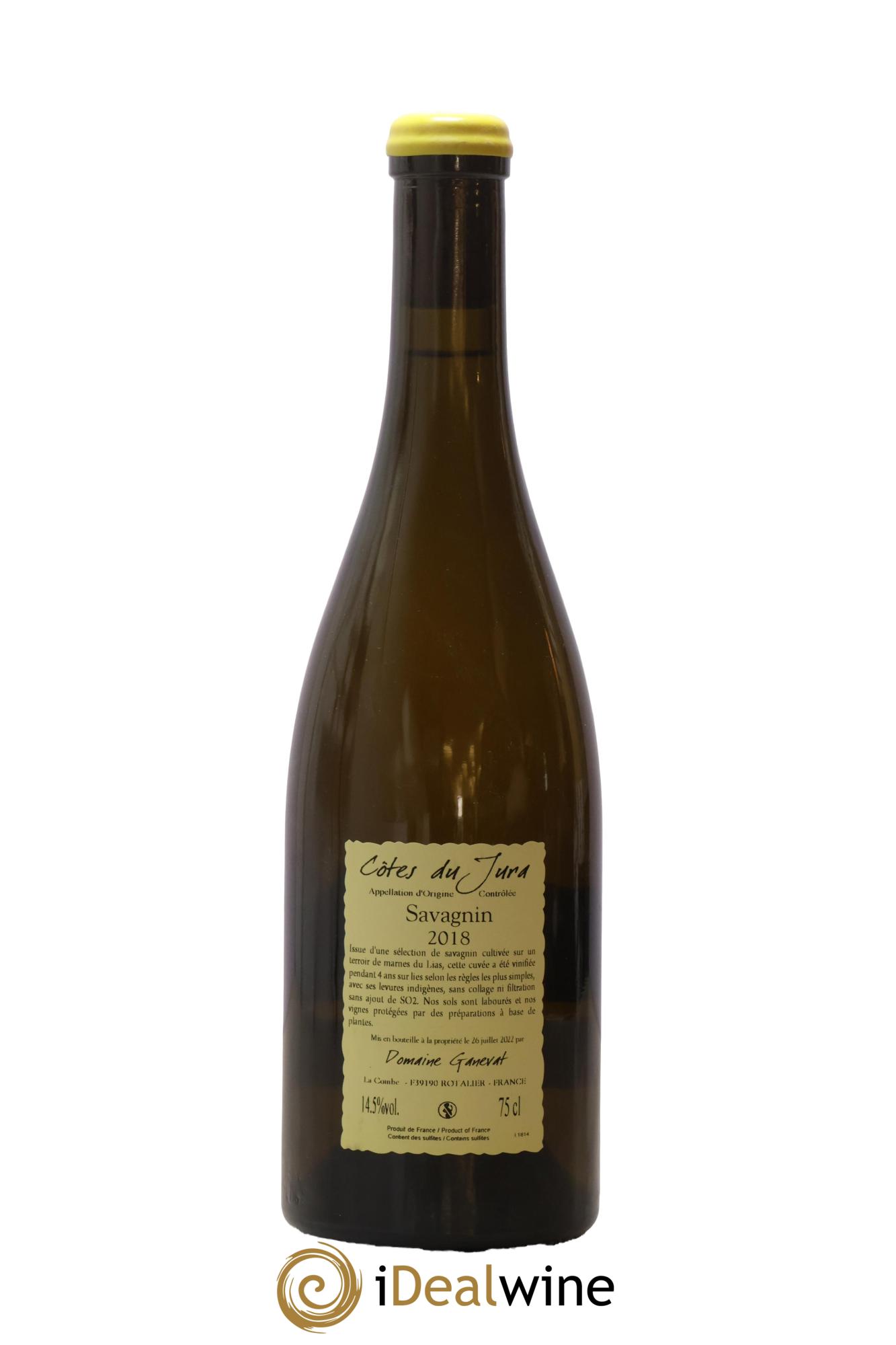 Côtes du Jura Sous la Roche Jean-François Ganevat (Domaine) 2018 - Lot de 1 bouteille - 1
