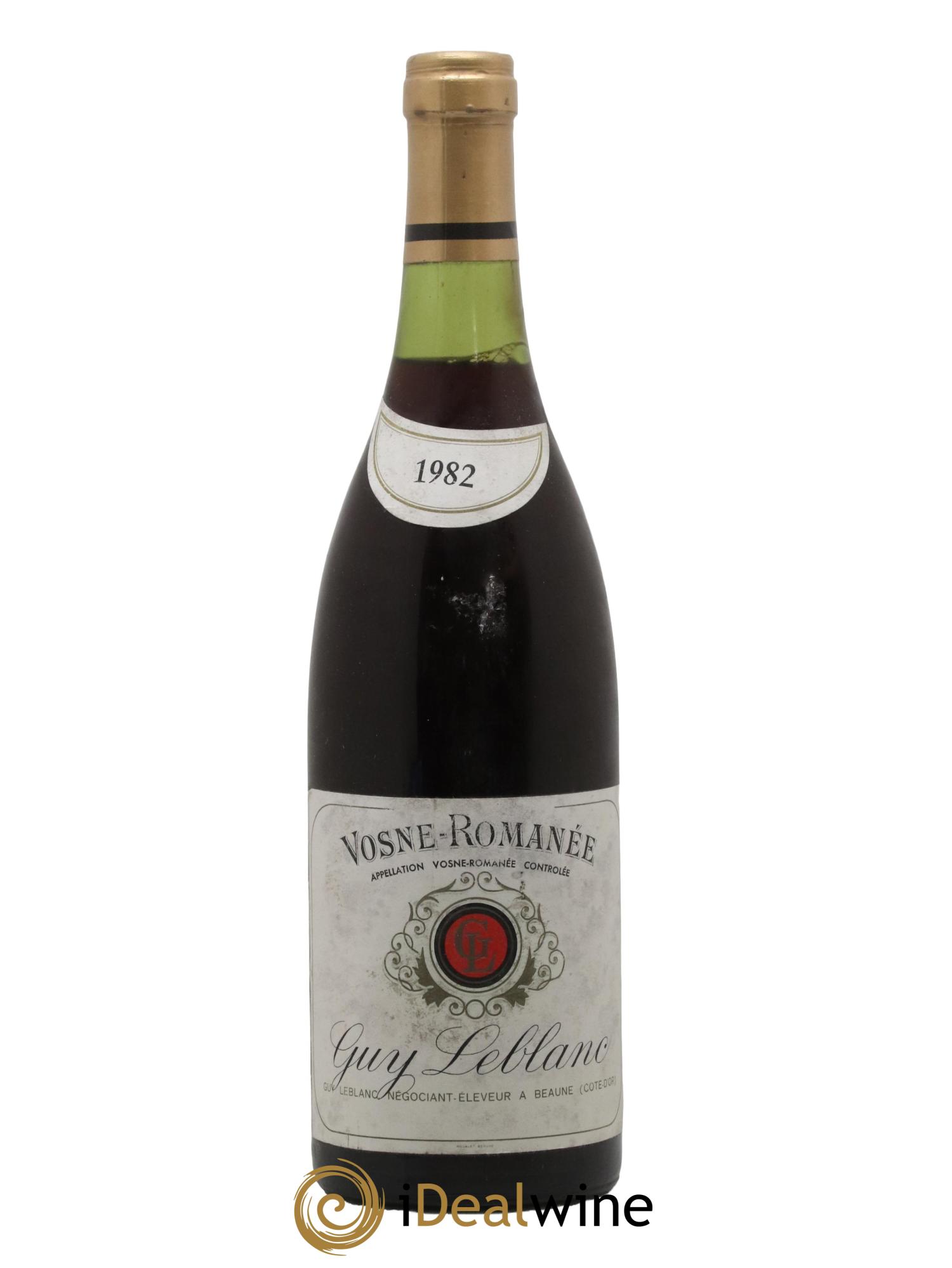 Vosne-Romanée Domaine Guy Leblanc 1982 - Lot de 1 bouteille - 0