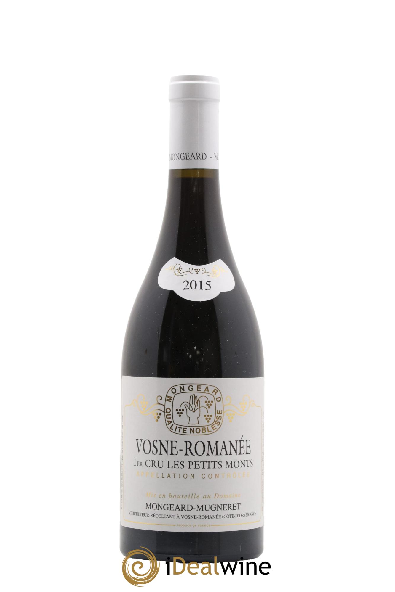 Vosne-Romanée 1er Cru Les Petits Monts Mongeard-Mugneret (Domaine) 2015 - Lot de 1 bouteille - 0
