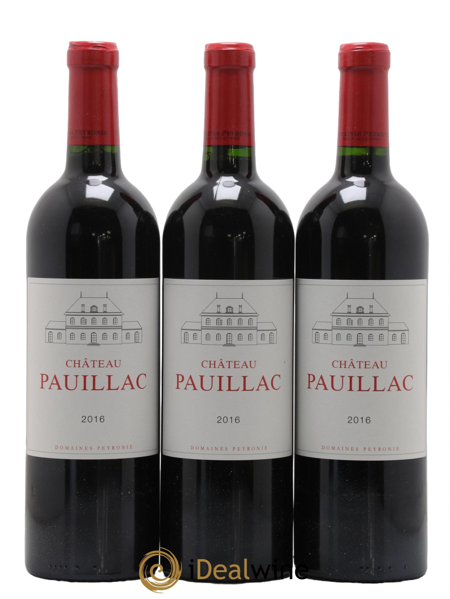 Pauillac Domaine Peyronie 2016 - Lot de 3 bouteilles - 0