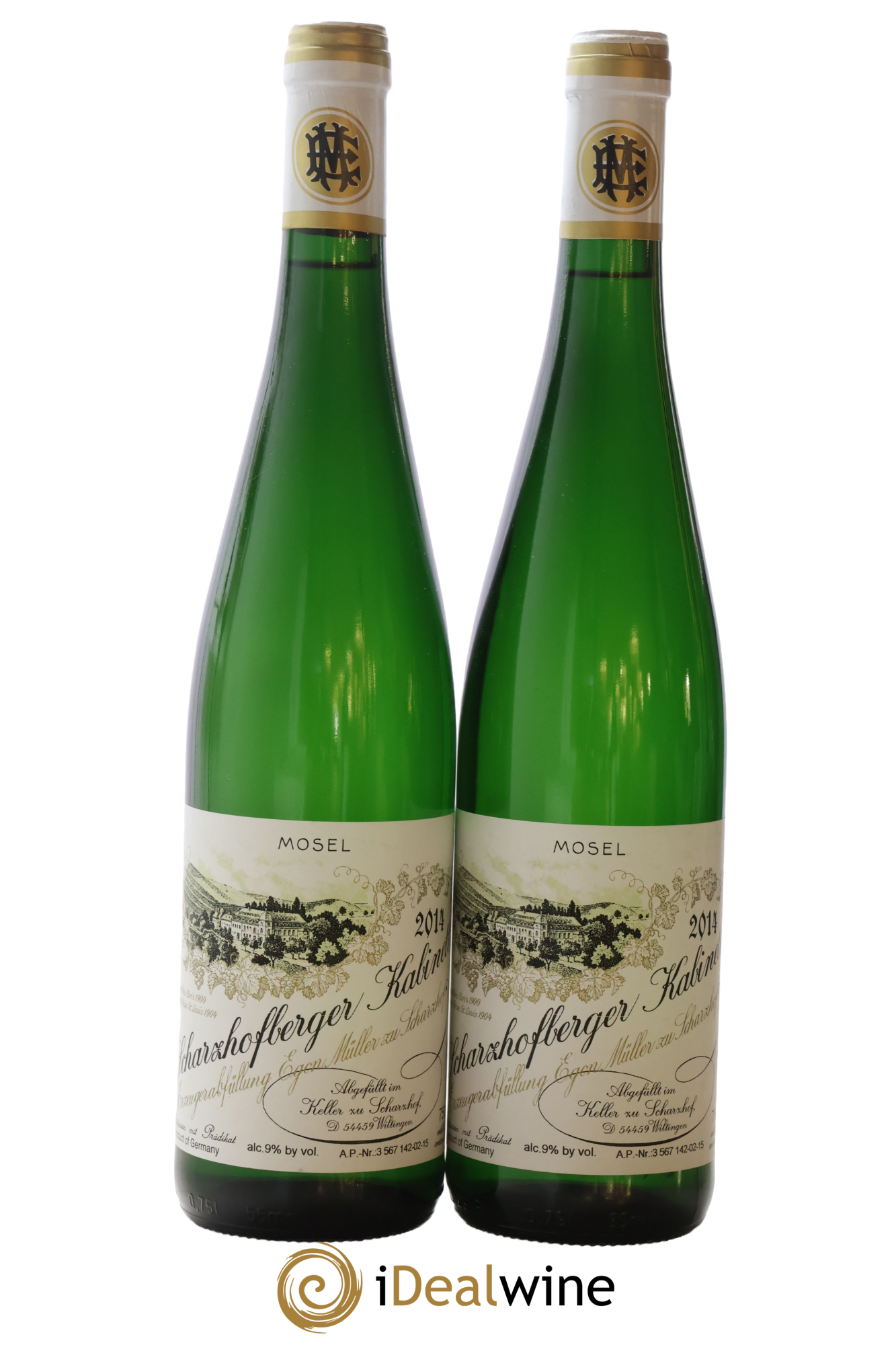 Riesling Scharzhofberger Kabinett Egon Muller 2014 - Lot of 2 bottles - 0