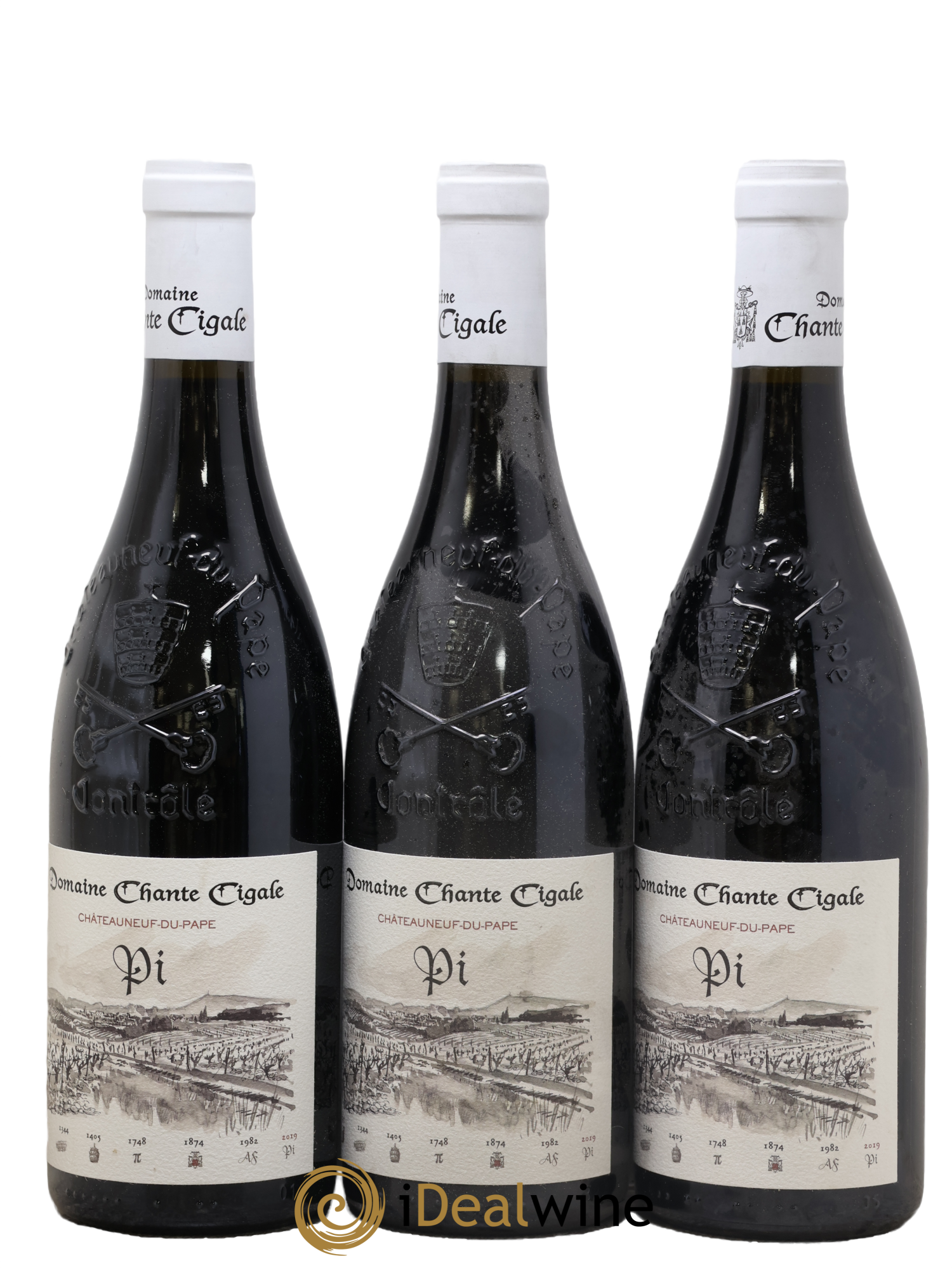 Châteauneuf-du-Pape Pi Domaine Chante Cigale 2019 - Lot de 3 bouteilles - 0