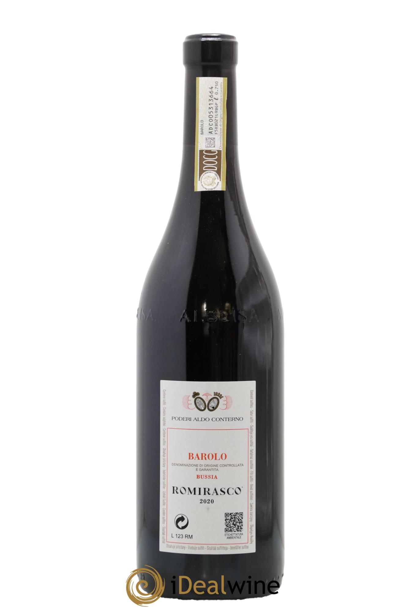 Barolo DOCG Bussia Romirasco Aldo Conterno 2020 - Lot of 1 bottle - 1
