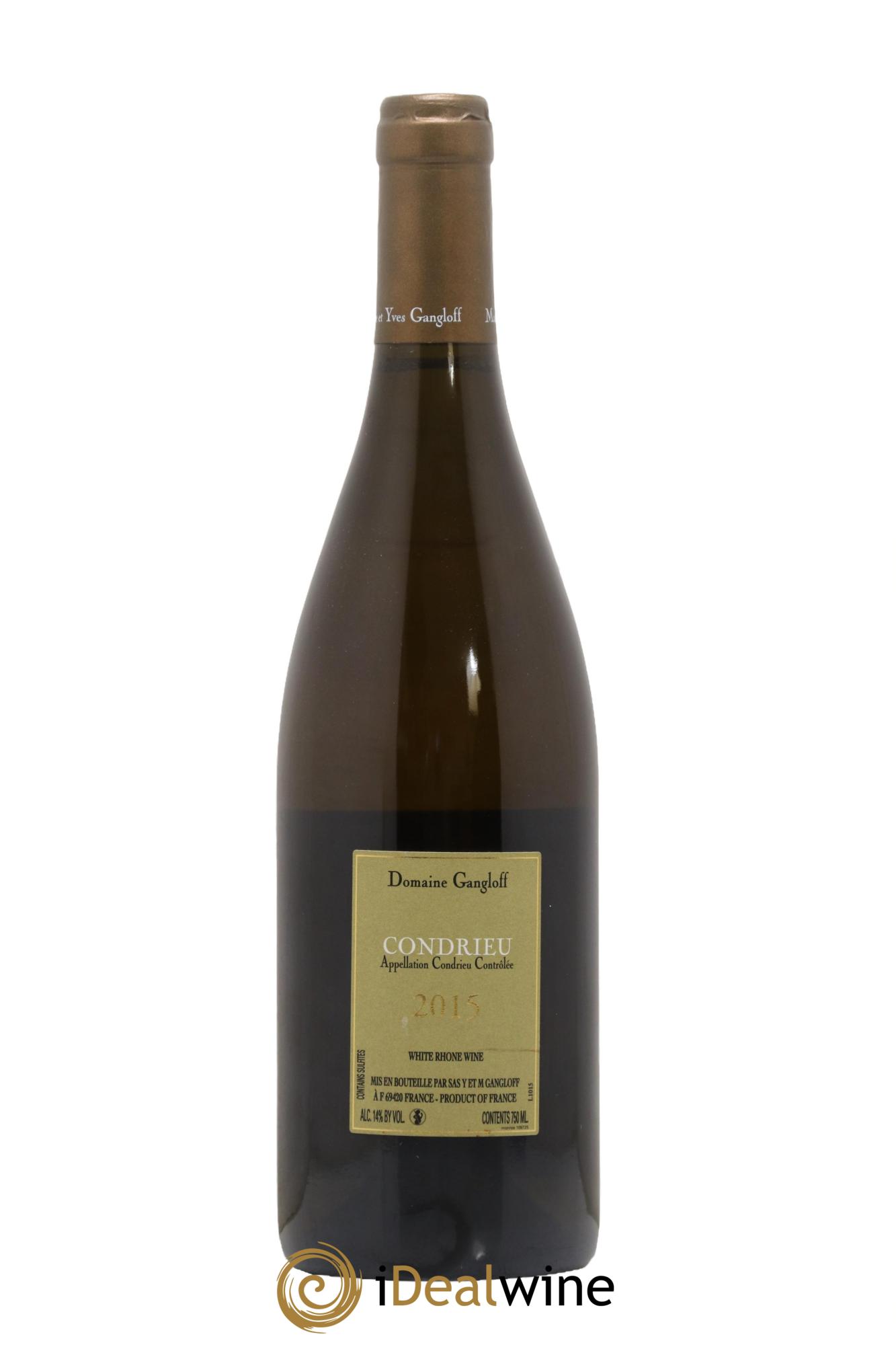 Condrieu Domaine Gangloff (Domaine) 2015 - Lot de 1 bouteille - 1