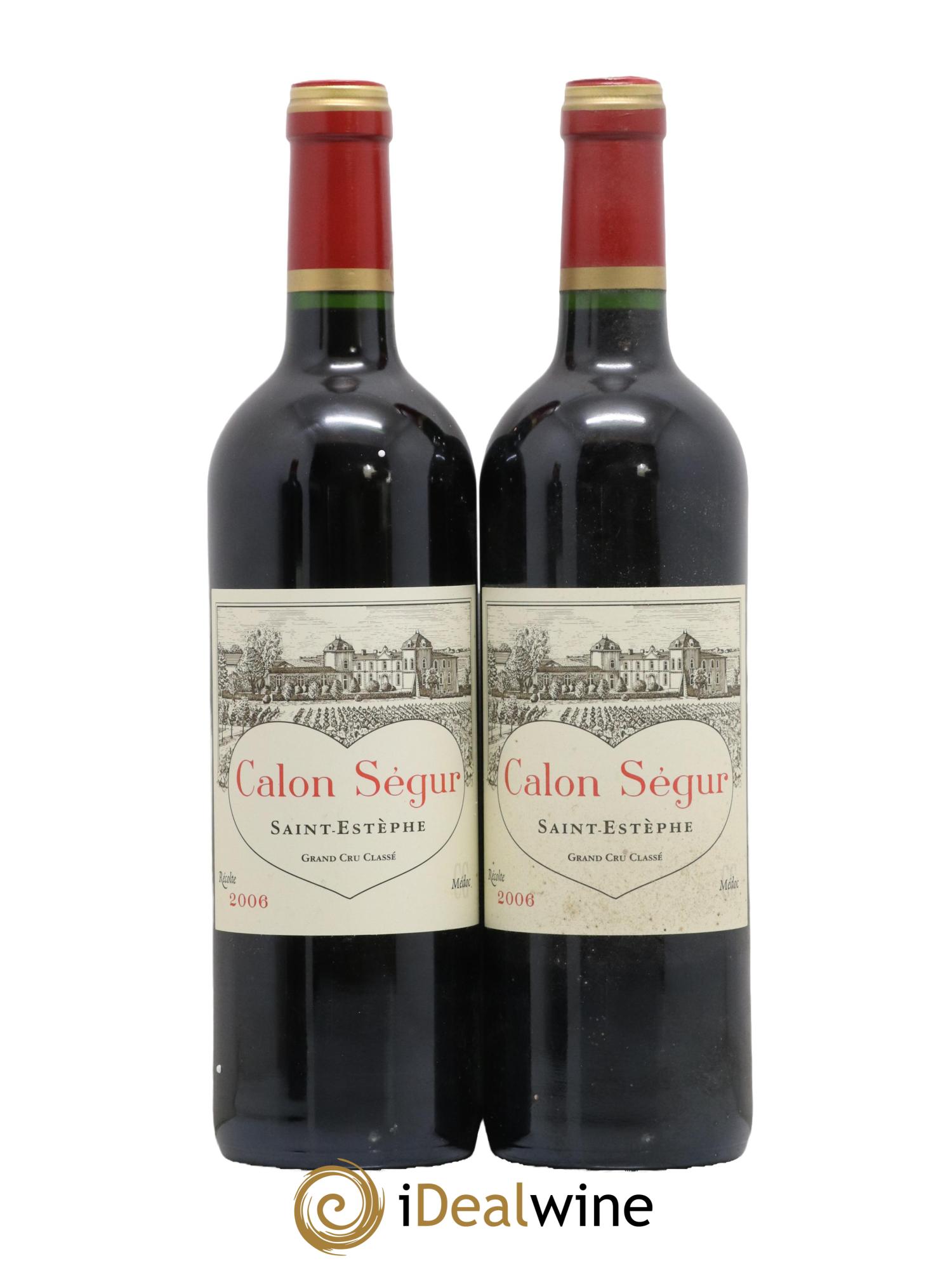 Château Calon Ségur 3ème Grand Cru Classé 2006 - Lot de 2 bouteilles - 0