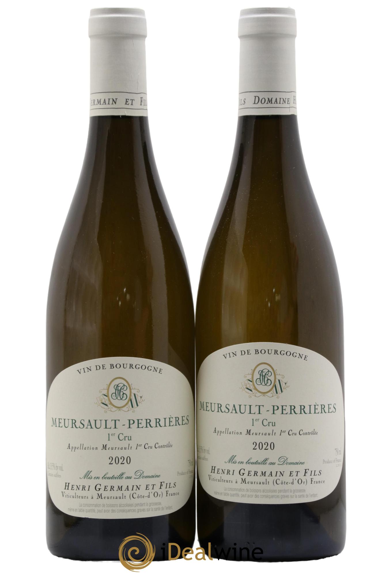 Meursault 1er Cru Perrières Henri Germain 2020 - Lot de 2 bouteilles - 0