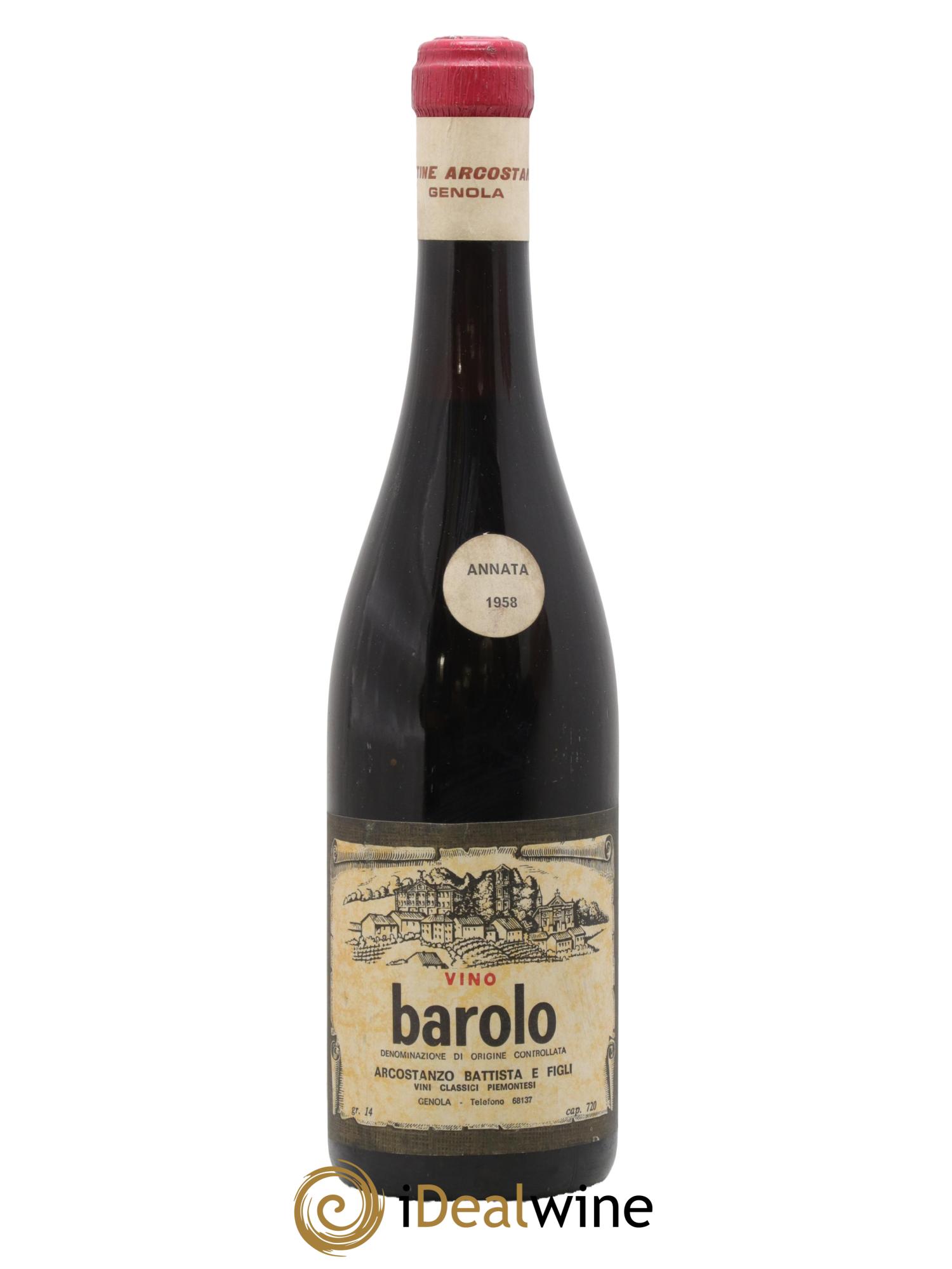 Barolo DOCG Arcostanzo 1958 - Lotto di 1 bottiglia - 0