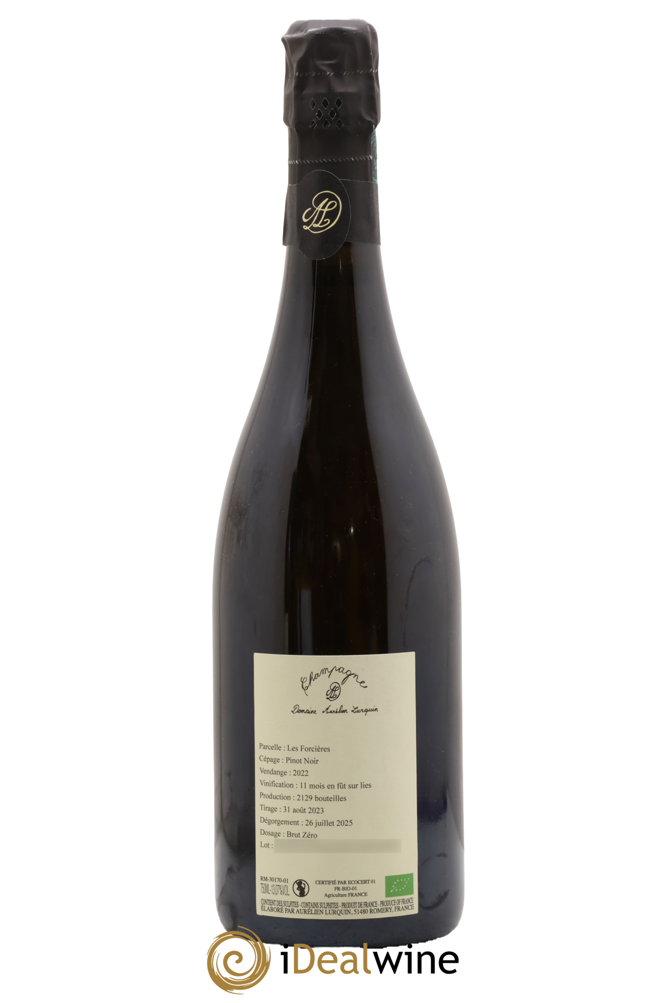Pinot Noir Les Forcières Aurélien Lurquin 2022 - Posten von 1 Flasche - 1
