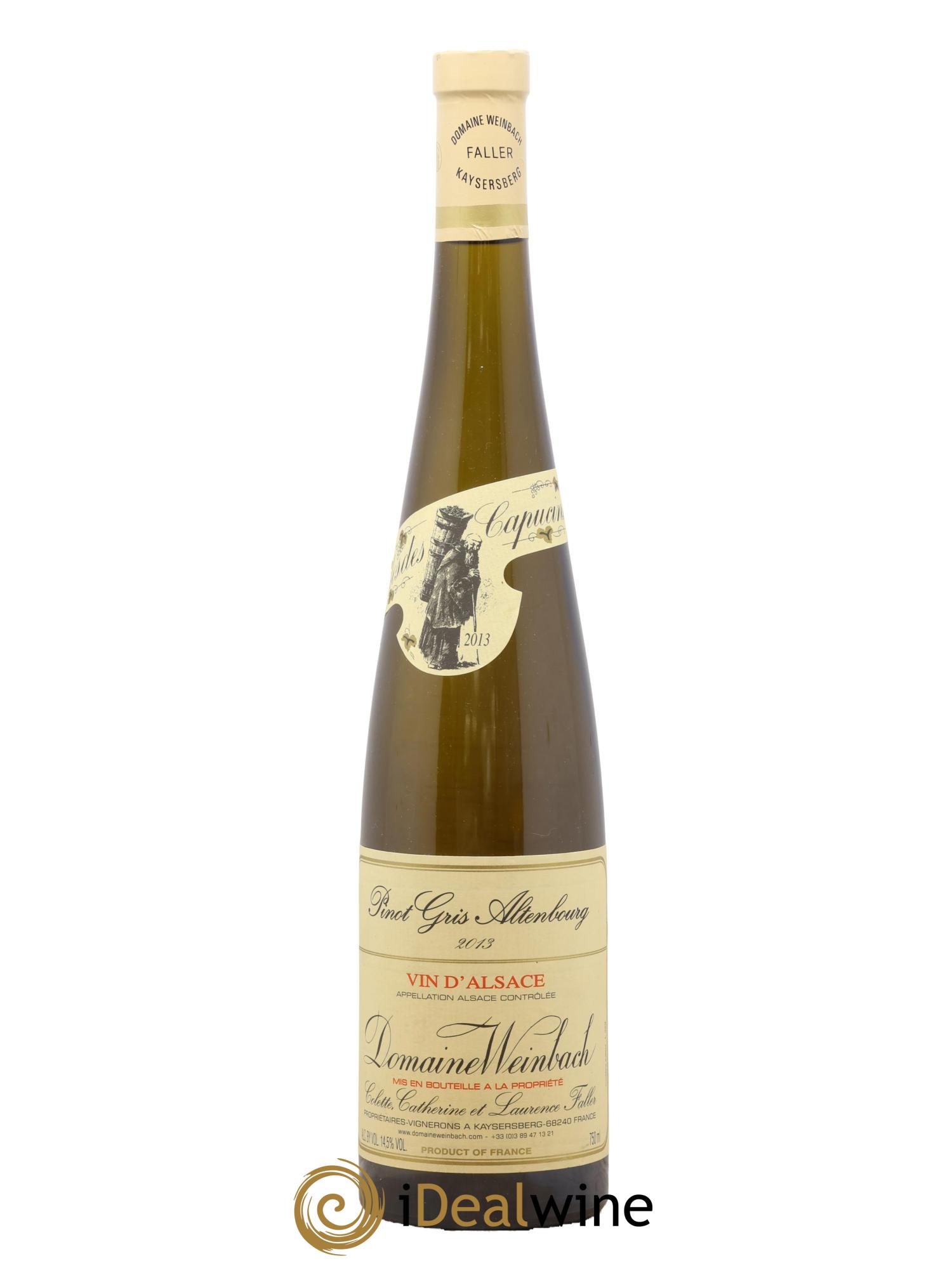 Alsace Pinot Gris Altenbourg Weinbach (Domaine) 2013 - Posten von 1 Flasche - 0