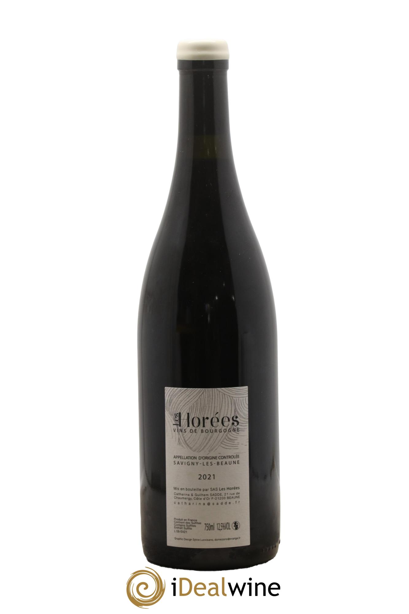 Savigny-lès-Beaune Les Vermots Les Horées  2021 - Lot de 1 bouteille - 1
