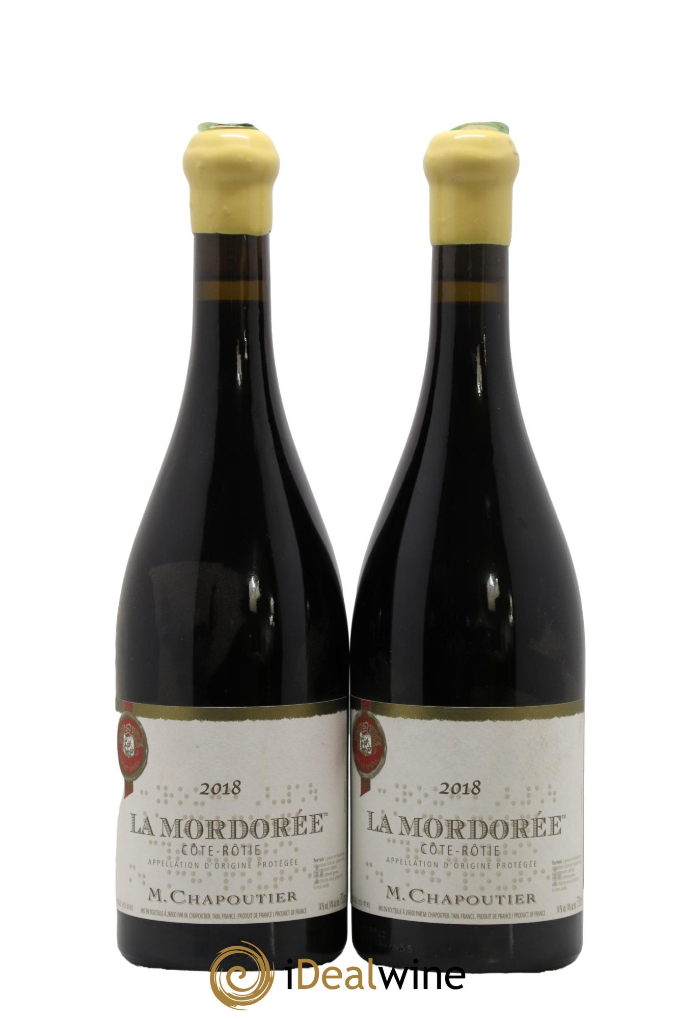 Côte-Rôtie La Mordorée Chapoutier 2018 - Lot of 2 bottles - 0