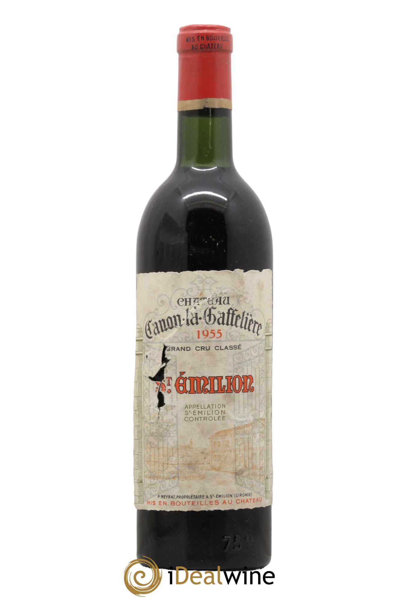 Château Canon la Gaffelière 1er Grand Cru Classé B 1955 - Lot de 1 bouteille - 0