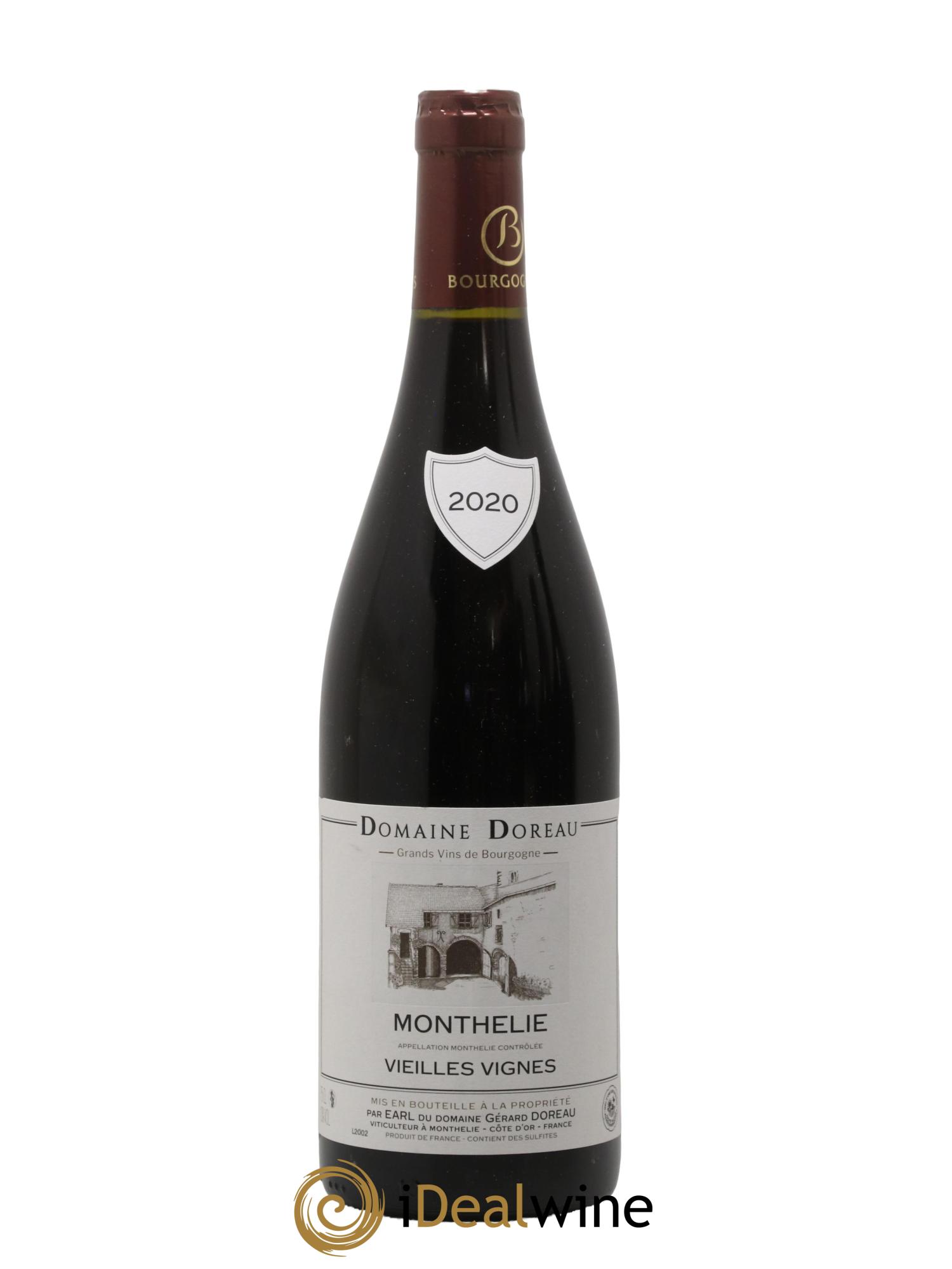 Monthélie Vieilles Vignes Domaine Doreau 2020 - Lot de 1 bouteille - 0