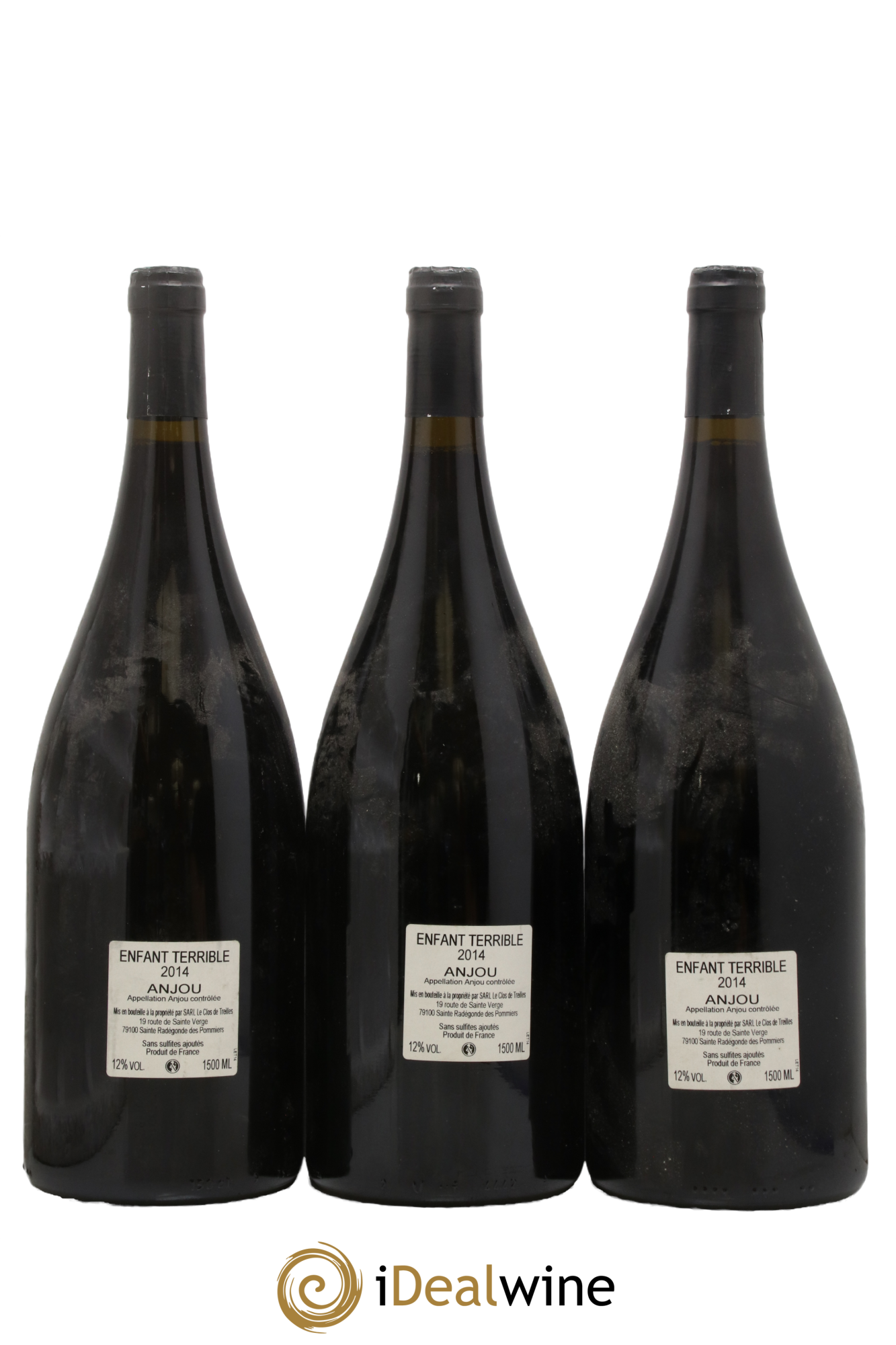 Anjou Clos des Treilles L'Enfant Terrible Nicolas Réau 2014 - Lot of 3 magnums - 1