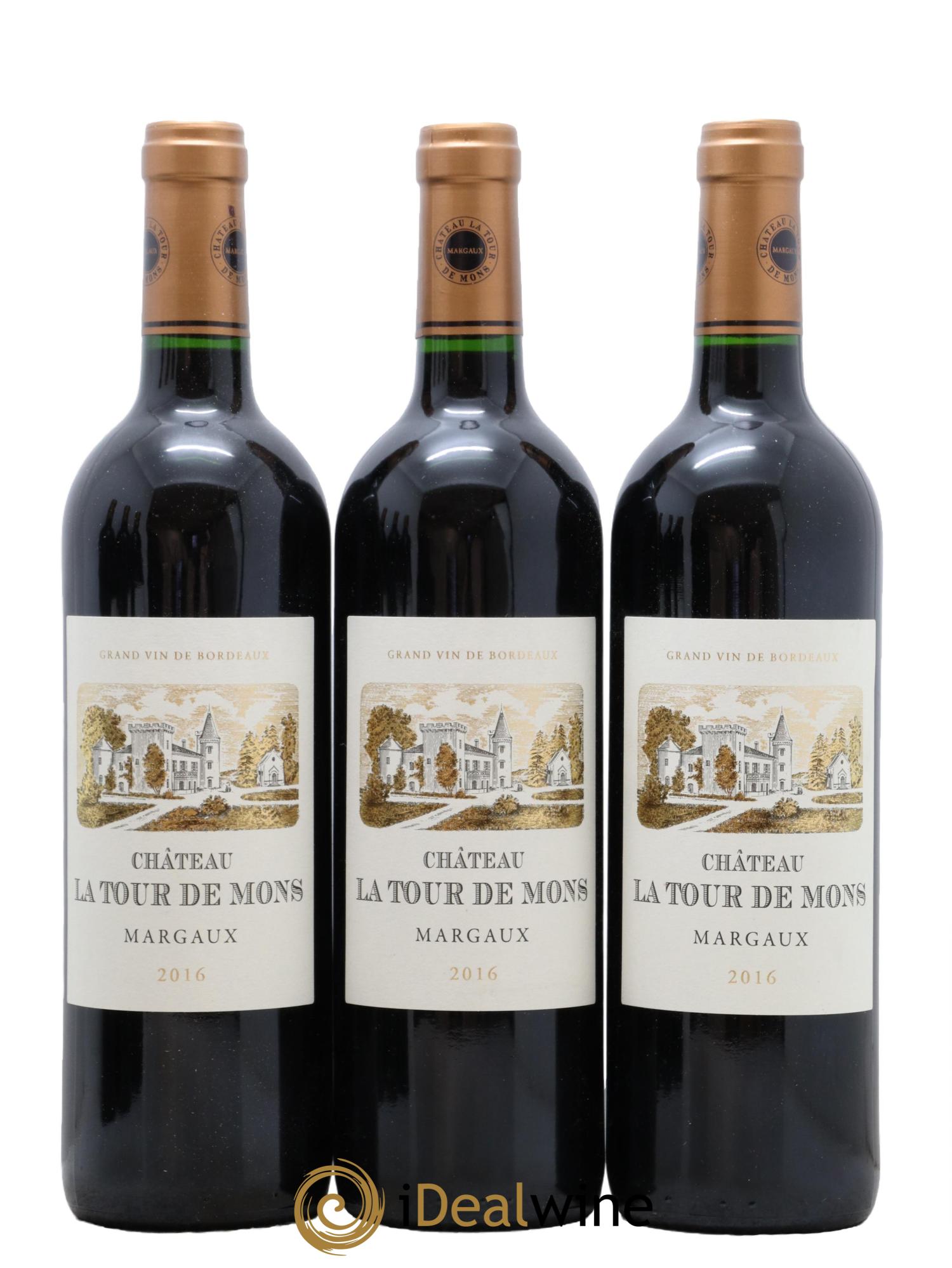 Château la Tour de Mons Cru Bourgeois 2016 - Lot de 6 bouteilles - 2