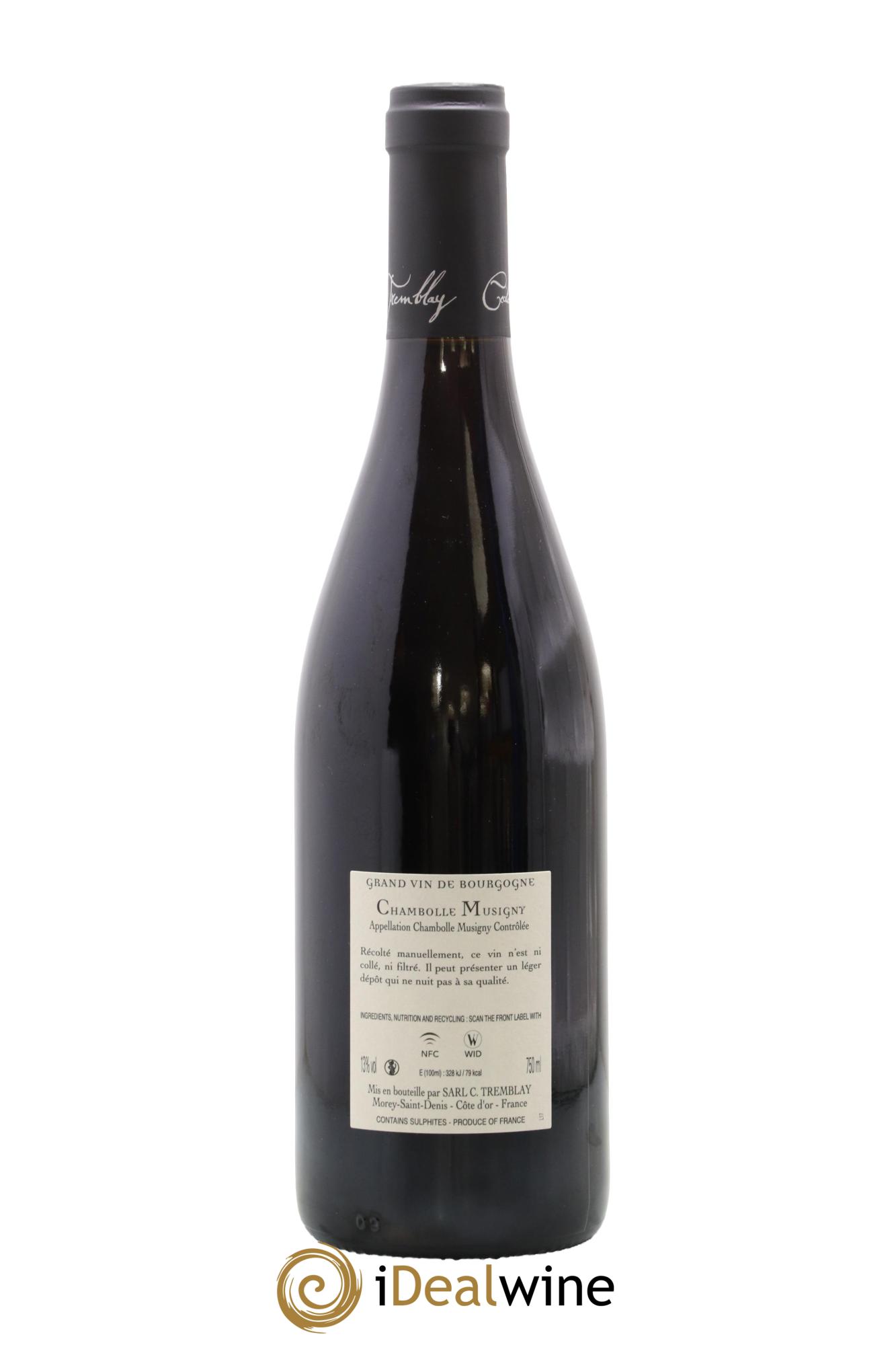 Chambolle-Musigny Les Cabottes Cécile Tremblay 2023 - Lot de 1 bouteille - 1