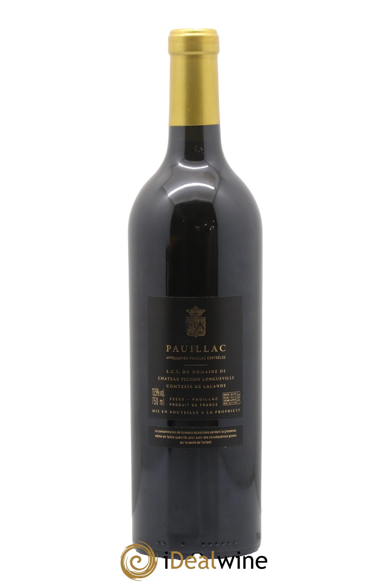 Château Pichon Longueville Comtesse de Lalande 2ème Grand Cru Classé 2022 - Lot of 1 bottle - 1