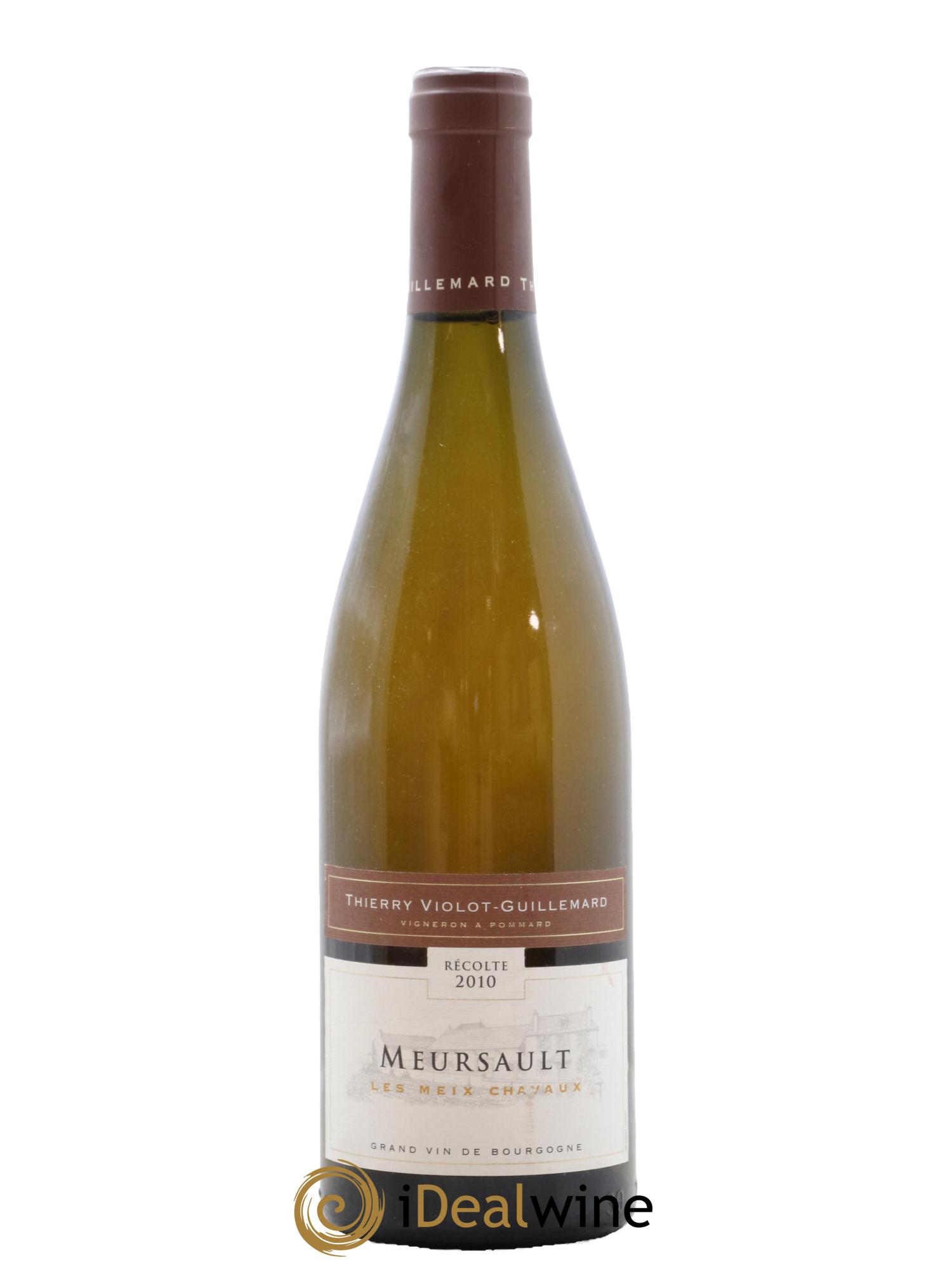 Meursault Les Meix Chavaux Domaine Violot-Guillemard 2010 - Lot de 1 bouteille - 0