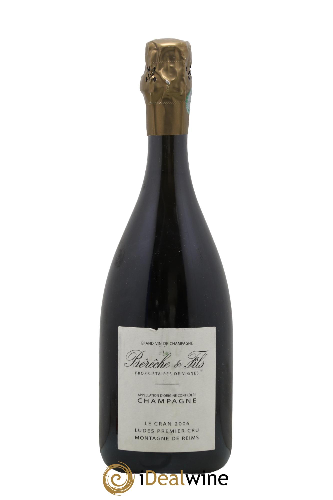 Ludes 1er Cru Le Cran Extra-Brut Bérêche et Fils 2006 - Lot de 1 bouteille - 0