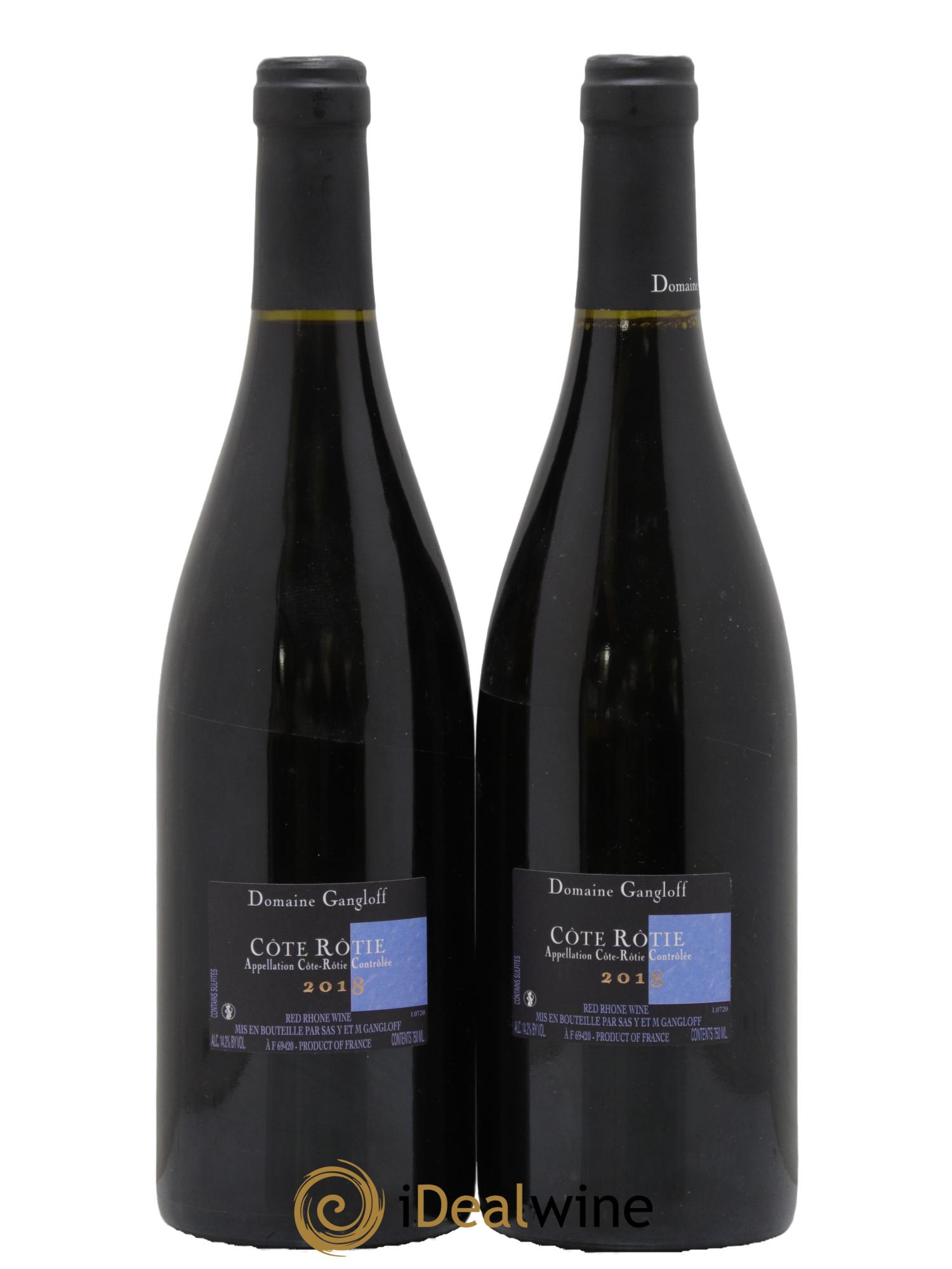 Côte-Rôtie La Barbarine Gangloff (Domaine) 2018 - Posten von 2 Flaschen - 1
