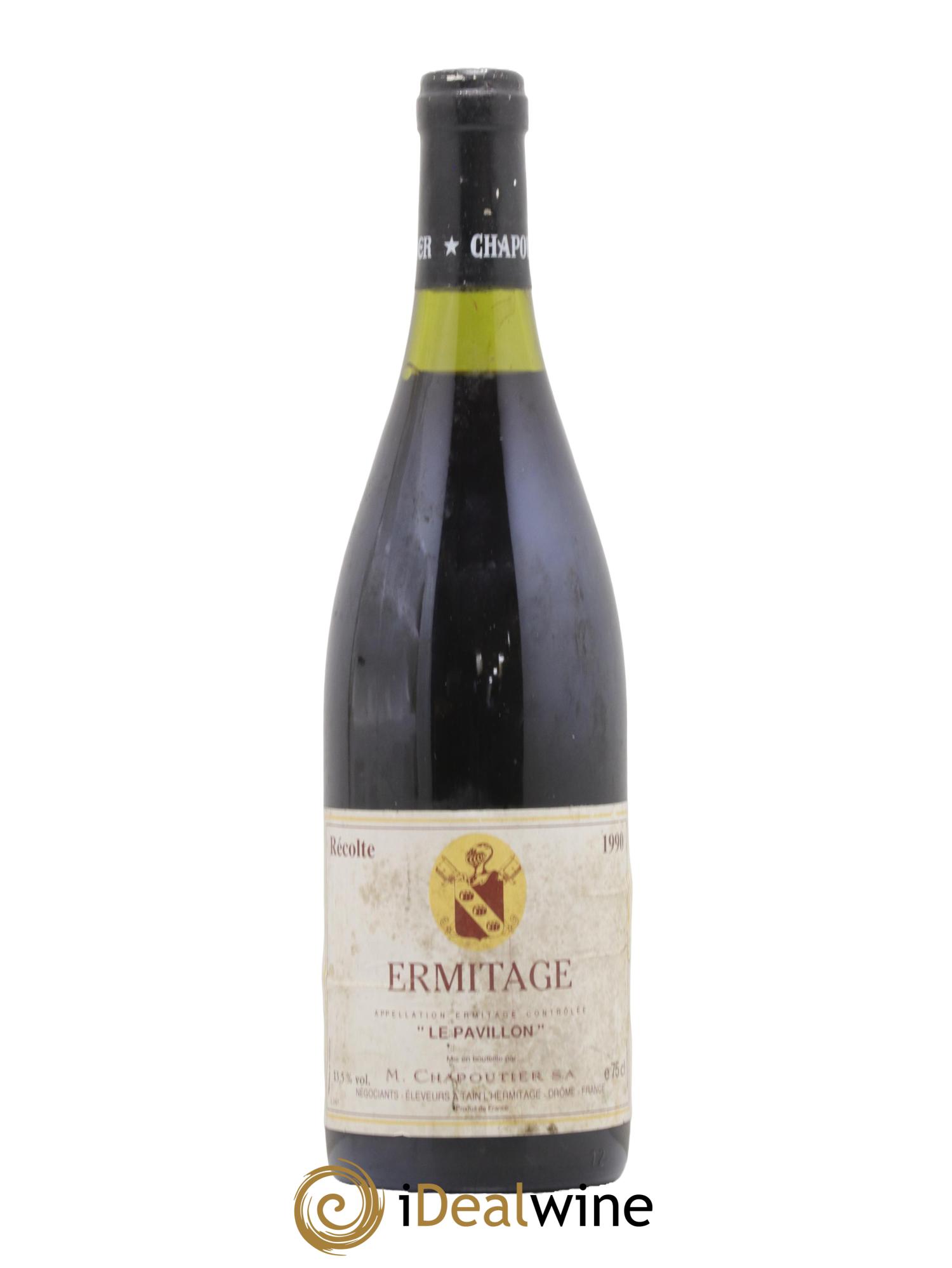 Hermitage Ermitage Le Pavillon Chapoutier 1990 - Lot de 1 bouteille - 0