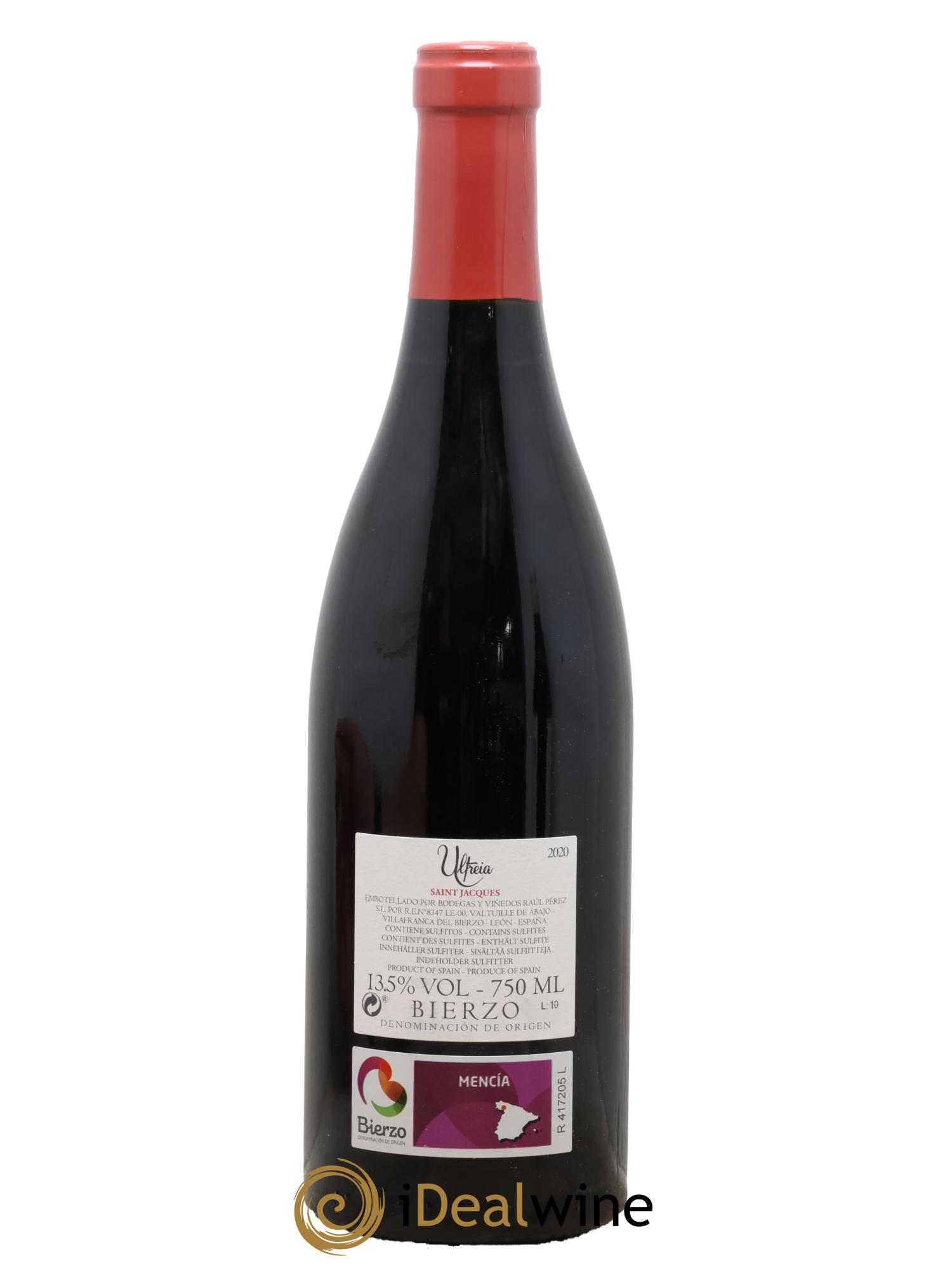Bierzo DO St Jacques Ultreia Raul perez 2020 - Lot of 1 bottle - 1