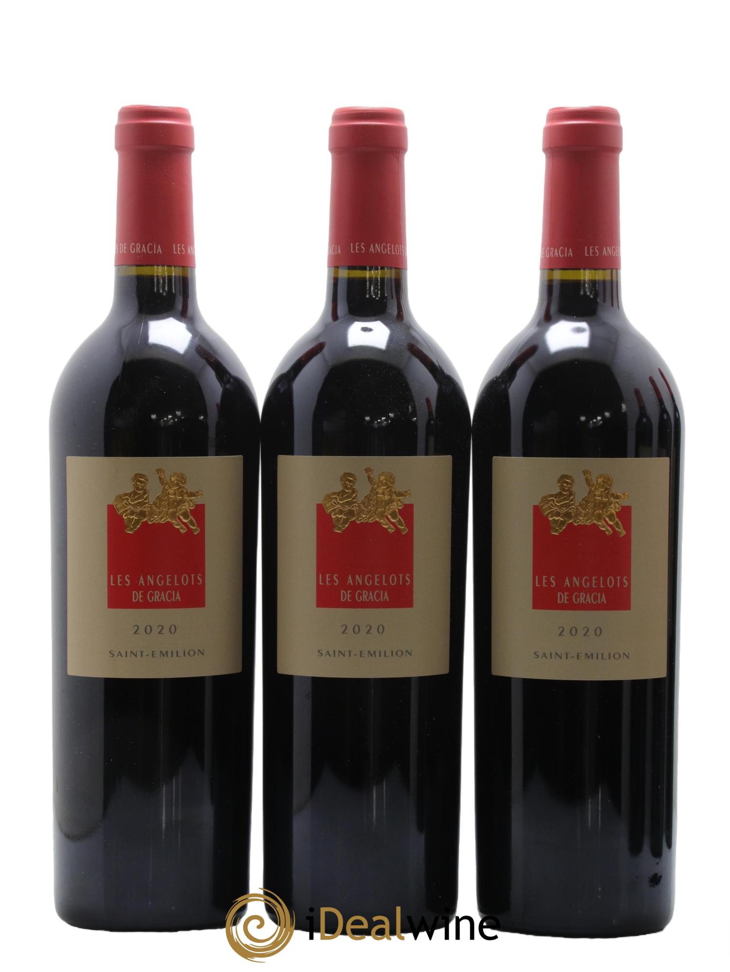 Saint-Émilion Grand Cru Les Angelots de Gracia Chateau Gracia 2020 - Lot de 6 bouteilles - 1