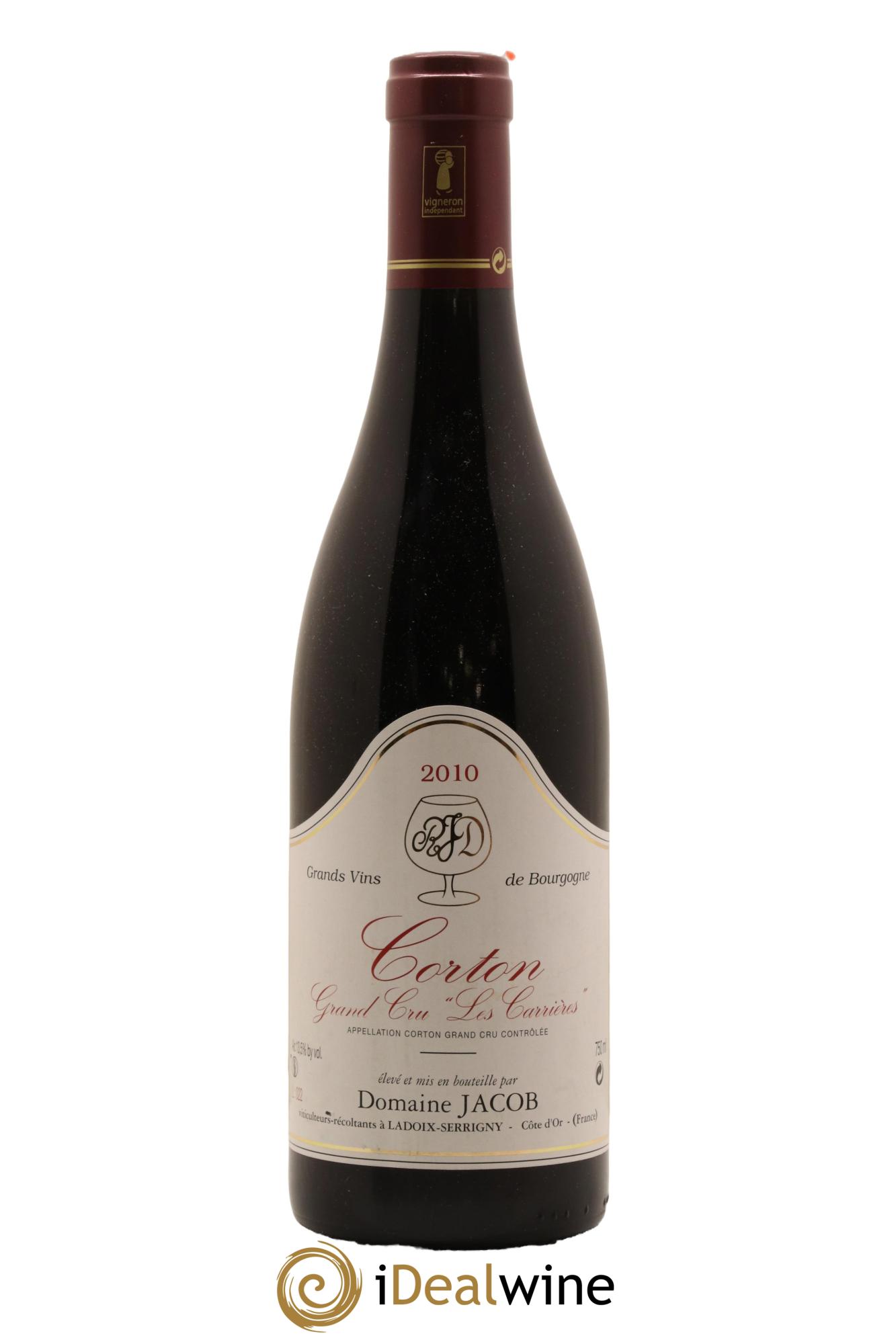 Corton Grand Cru Les Carrières Jacob (Domaine) 2010 - Lot de 1 bouteille - 0