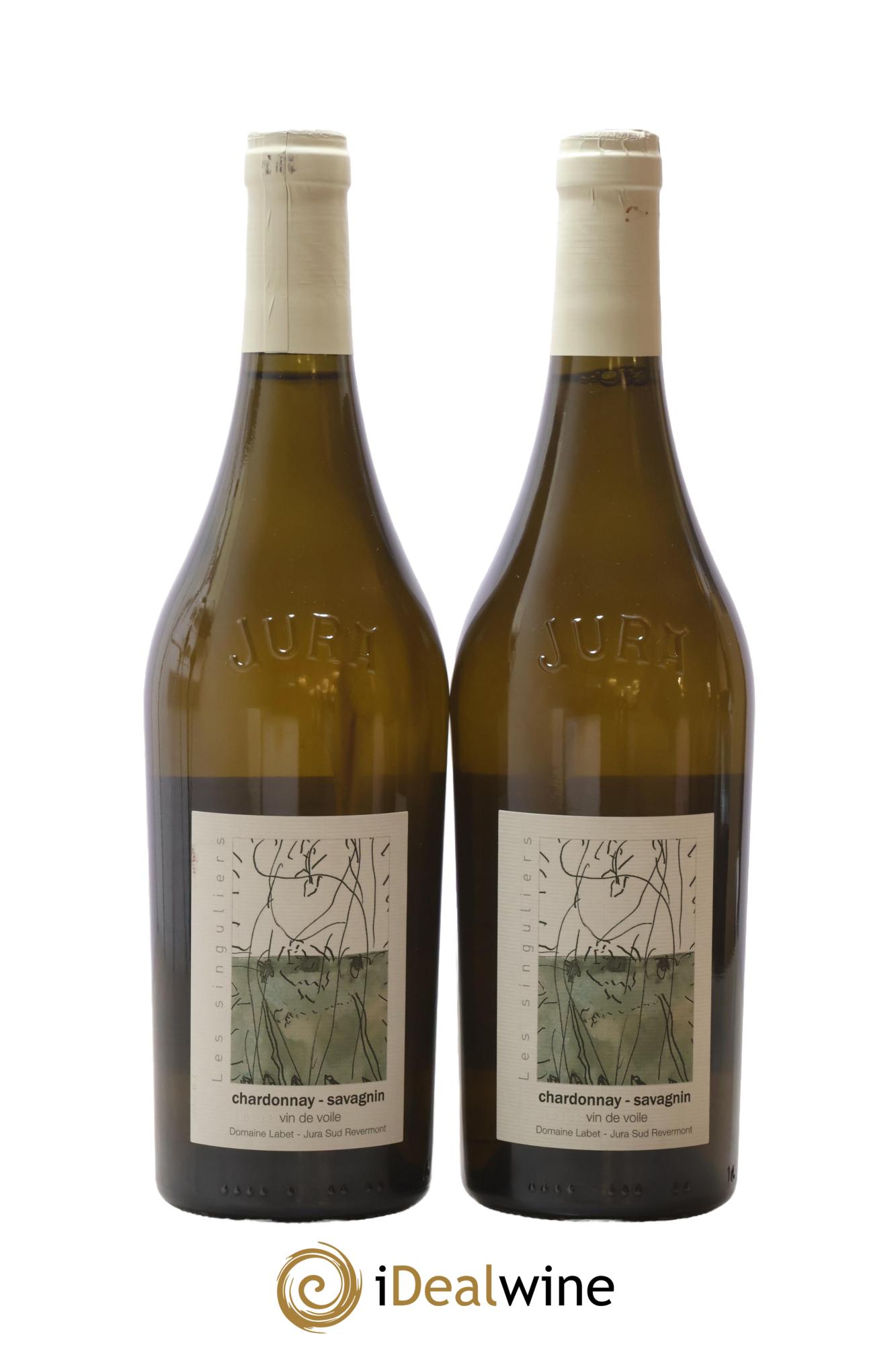 Côtes du Jura Vin de Voile Chardonnay-Savagnin cuvée de garde Romain - Julien - Charline Labet 2020 - Lot de 2 bouteilles - 0