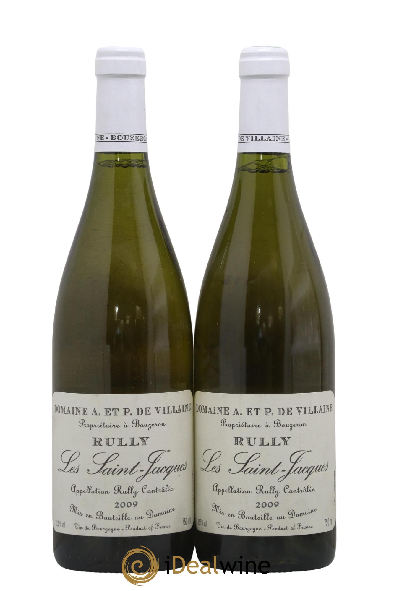 Rully Les Saint-Jacques Domaine de Villaine 2009 - Posten von 2 Flaschen - 0