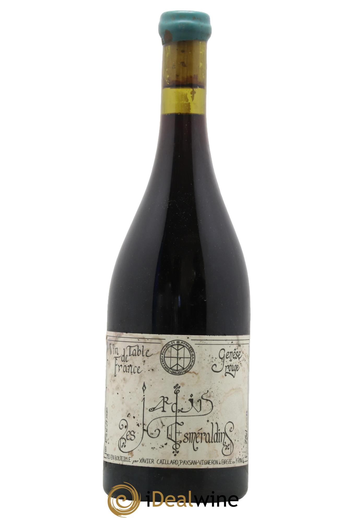 Vin de France Génèse Xavier Caillard - Les Jardins Esmeraldins 2006 - Lot de 1 bouteille - 0