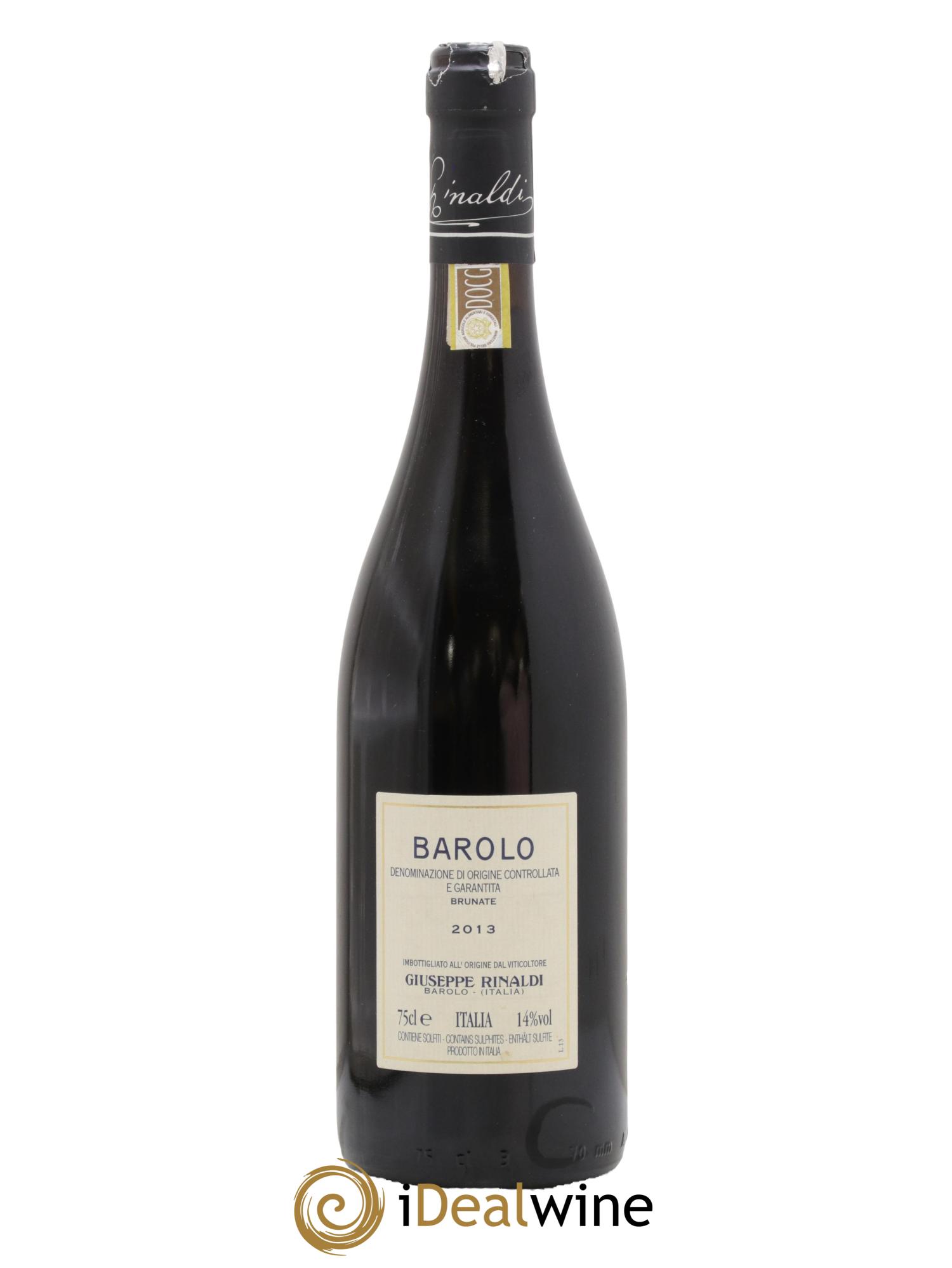 Barolo DOCG Brunate Giuseppe Rinaldi 2013 - Lot of 1 bottle - 1