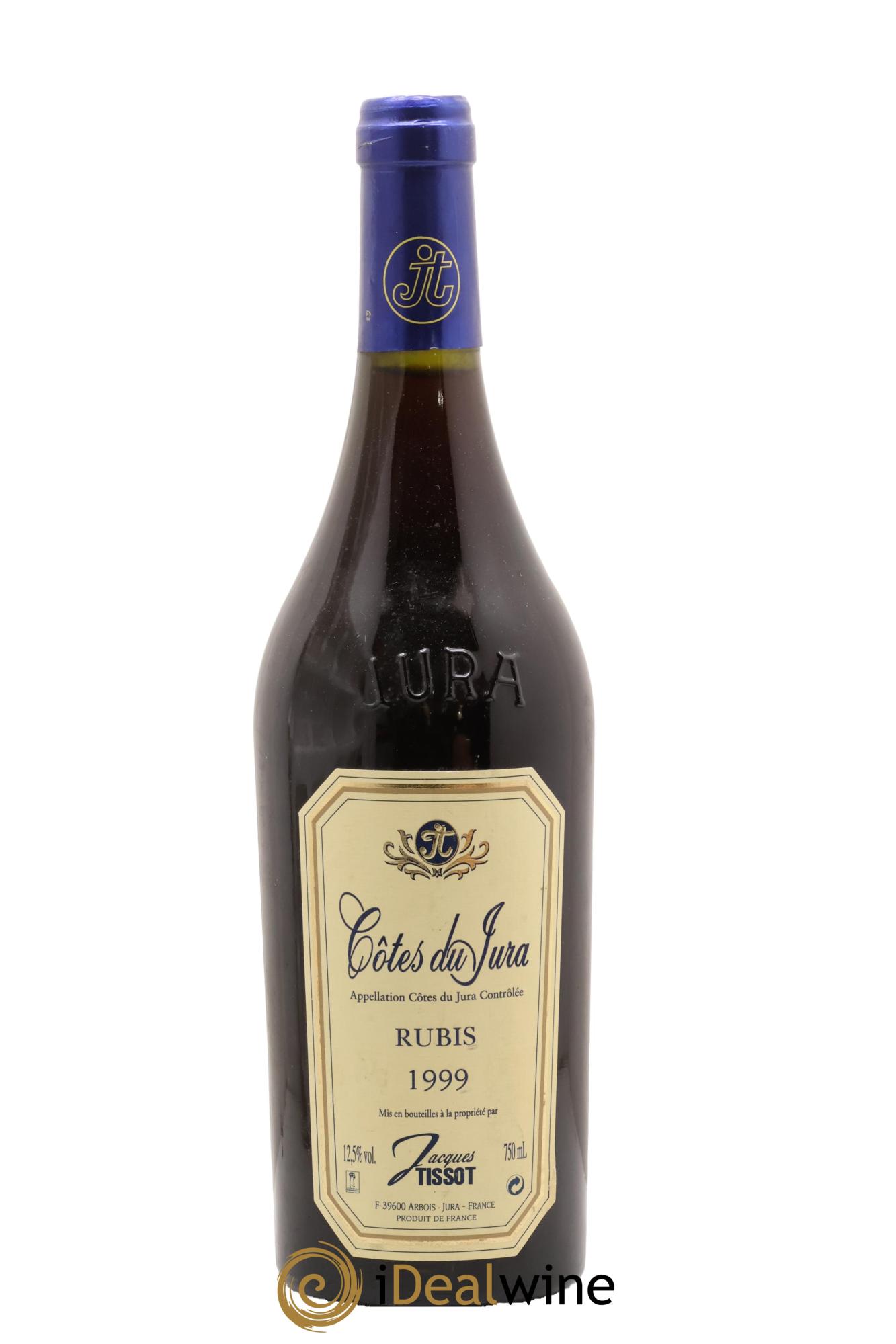 Côtes du Jura Cuvée Rubis Jacques Tissot 1999 - Lot de 1 bouteille - 0