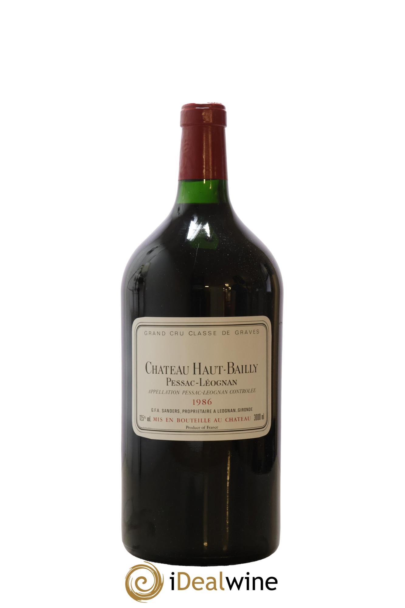 Château Haut-Bailly Cru Classé de Graves 1986 - Lot de 1 double magnum - 0