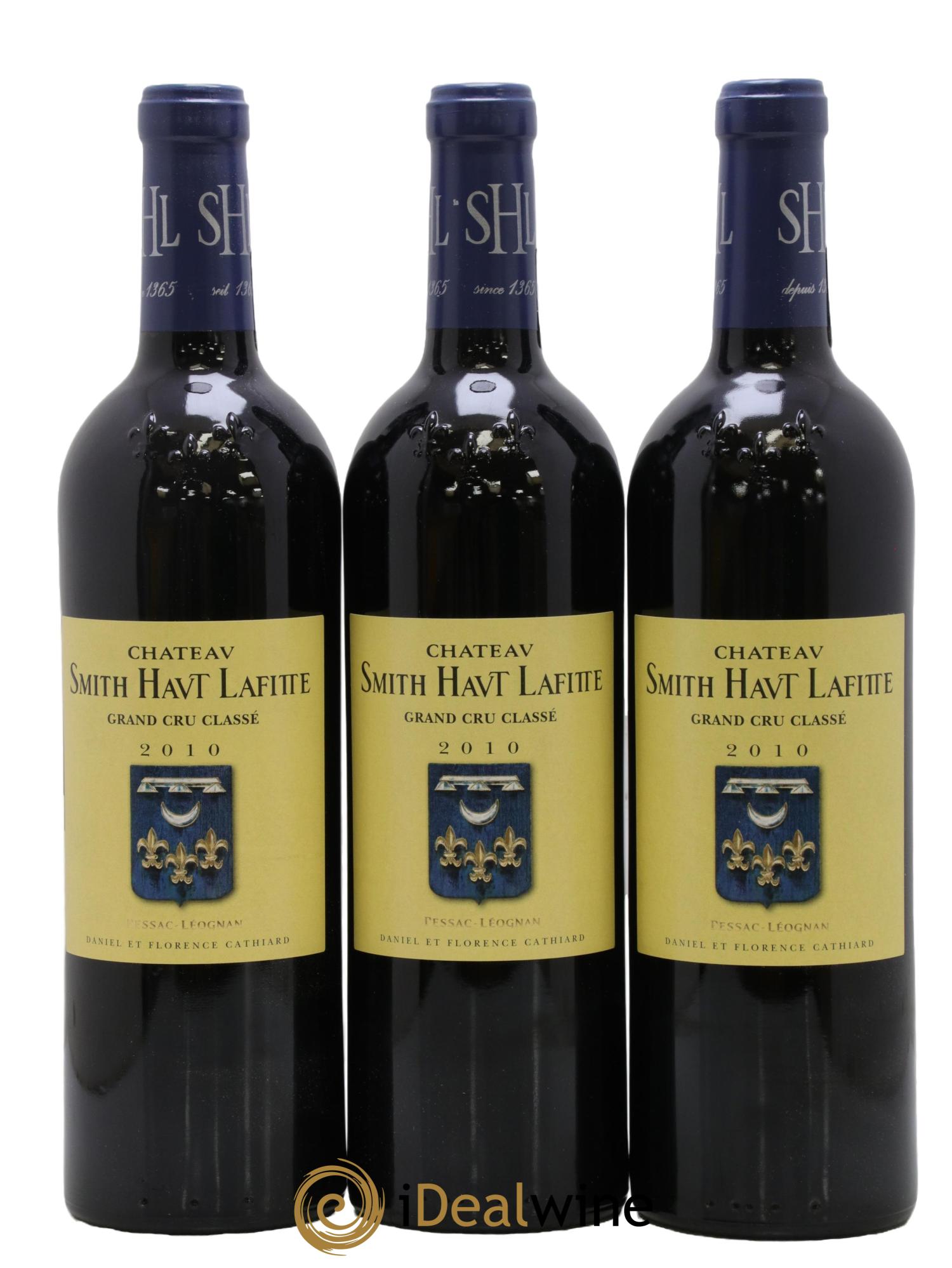 Château Smith Haut Lafitte Cru Classé de Graves 2010 - Lot of 3 bottles - 0
