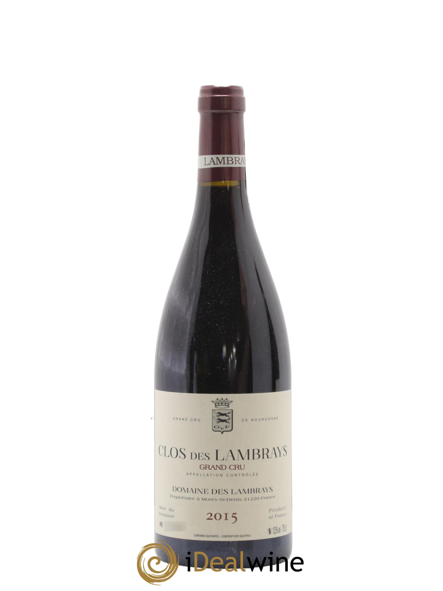 Clos des Lambrays Grand Cru Domaine des Lambrays 2015 - Lot de 1 bouteille - 0