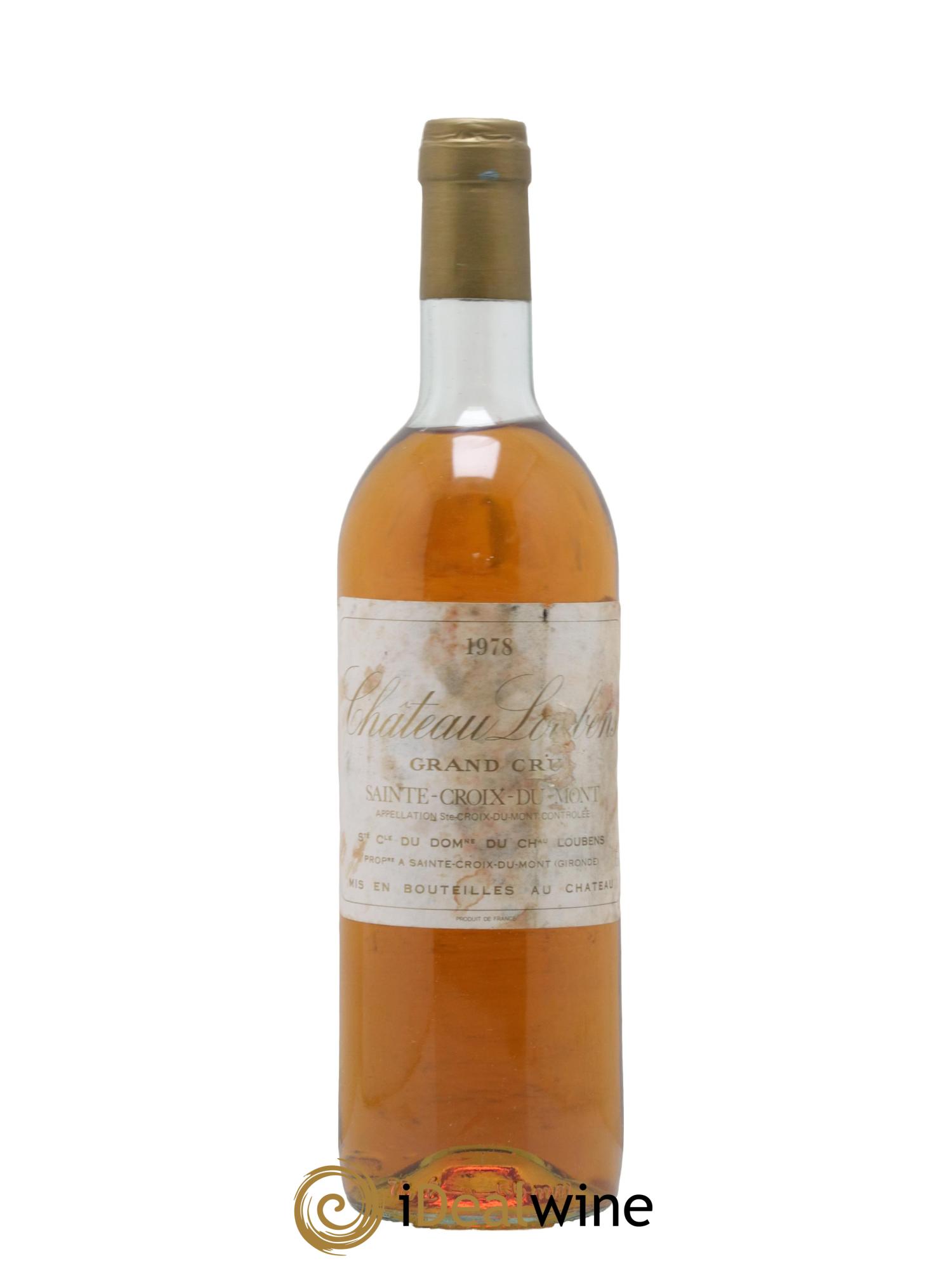 Château Loubens 1978 - Posten von 1 Flasche - 0