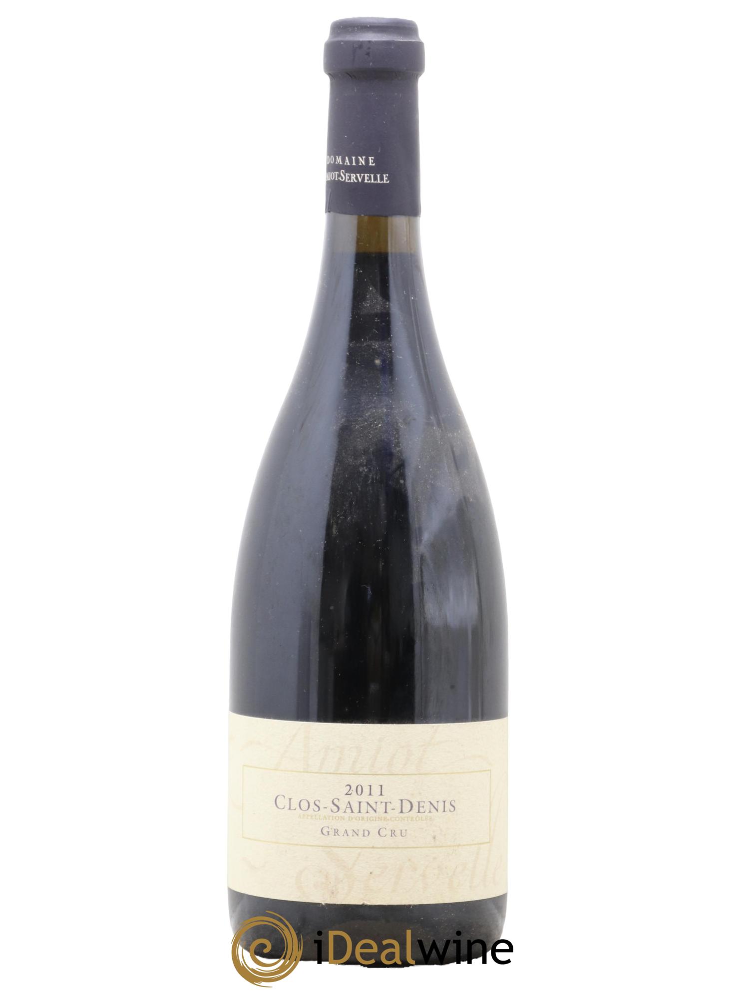 Clos Saint-Denis Grand Cru Amiot-Servelle 2011 - Lot de 1 bouteille - 0