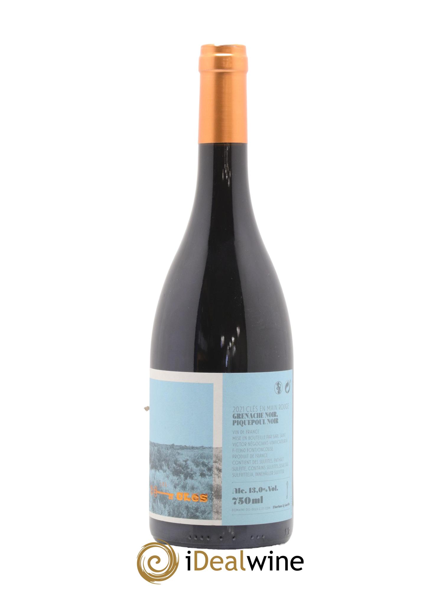 Vin de France Clés en main Domaine Les 2 Clés 2021 - Lot of 1 bottle - 1