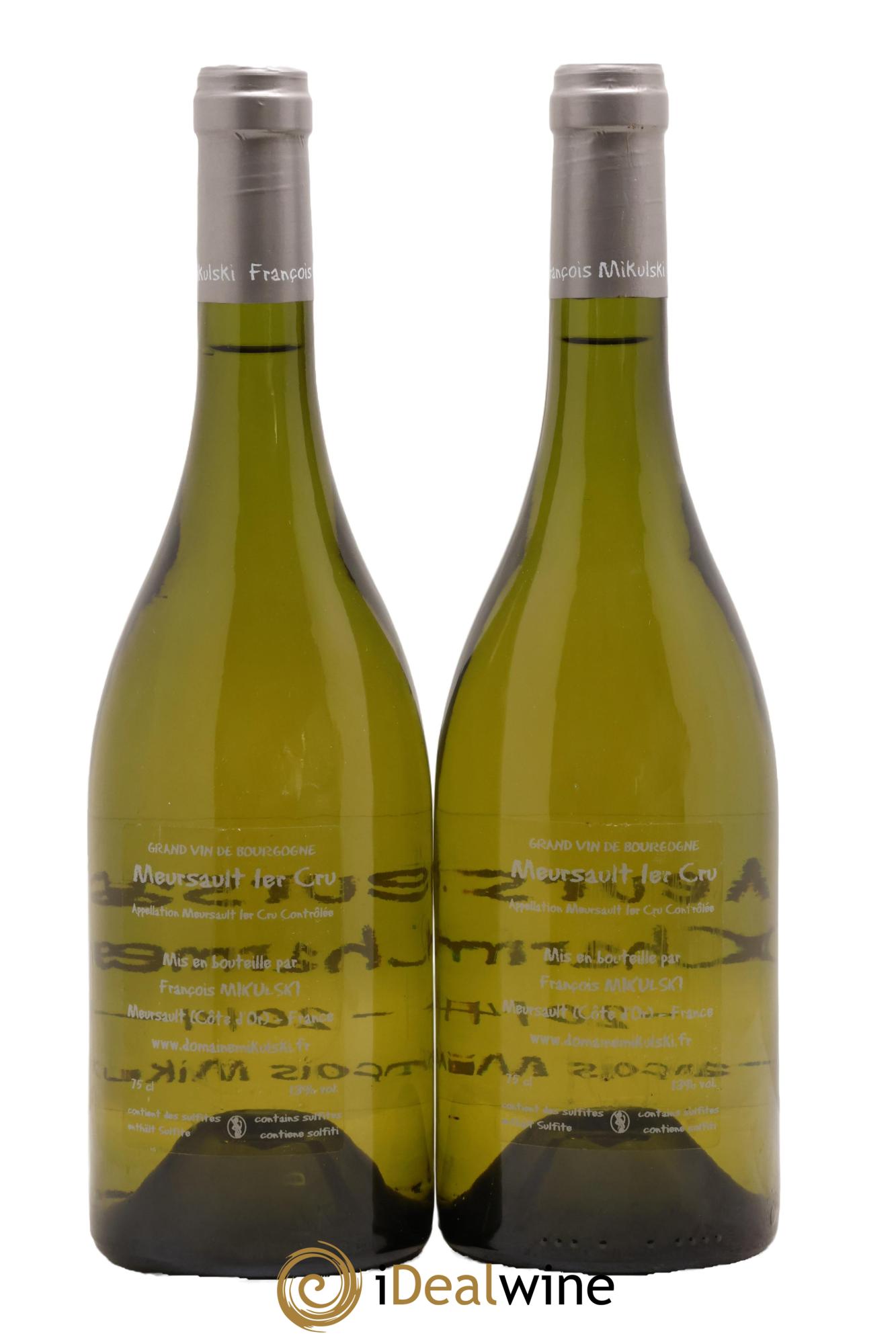 Meursault 1er Cru Charmes François Mikulski 2014 - Lot de 2 bouteilles - 1